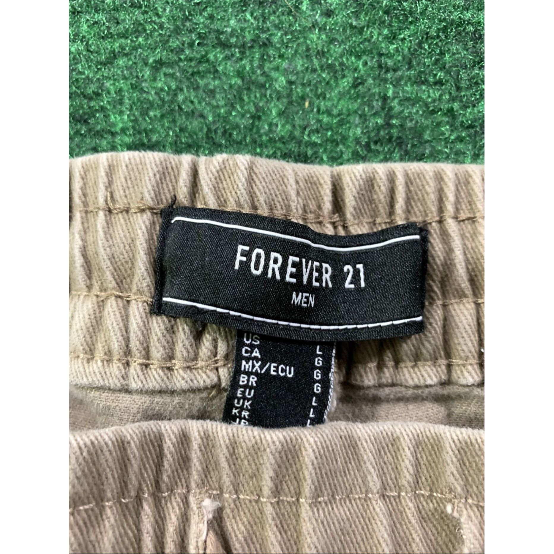 Forever 21 Forever 21 Cargo Pants Denim Pull On Denim Drawstring Size L Size US 33 - 4 Thumbnail