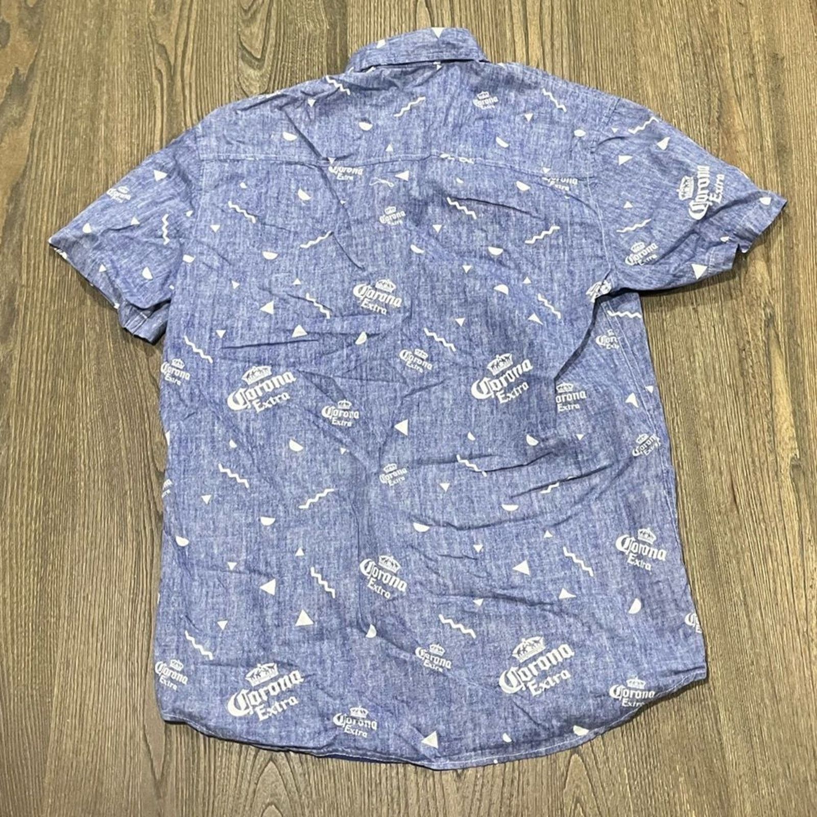 Other Corona Extra All Over Button-Down Shirt Short Sleeve M Size US M / EU 48-50 / 2 - 5 Thumbnail