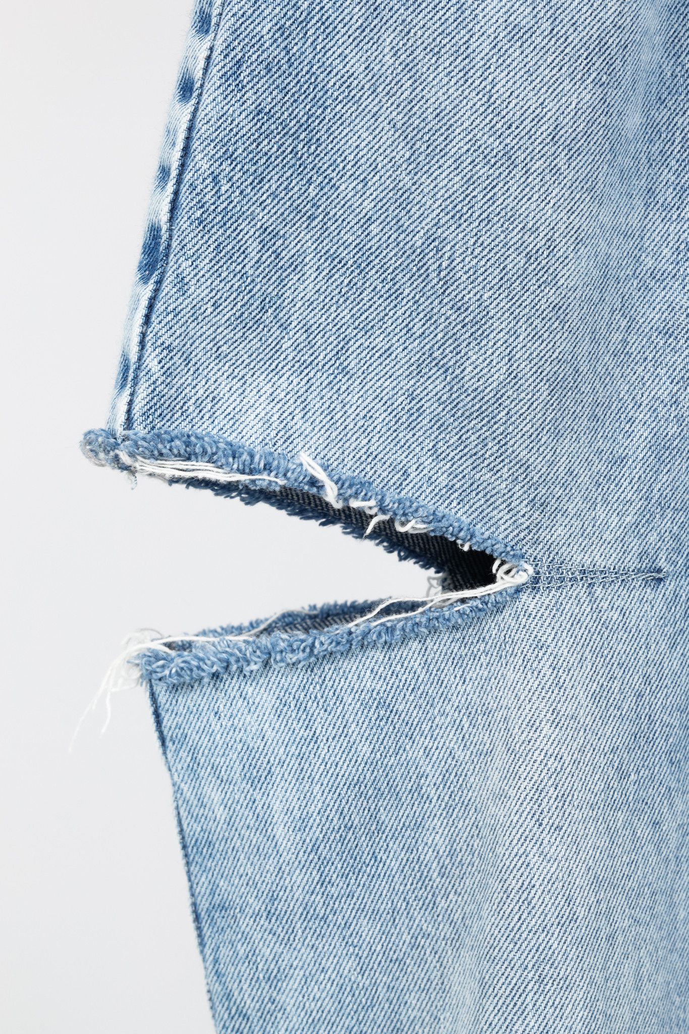Maison Margiela Maison Margiela Blue Cotton Slit Jeans Size 26" / US 2 / IT 38 - 7 Thumbnail