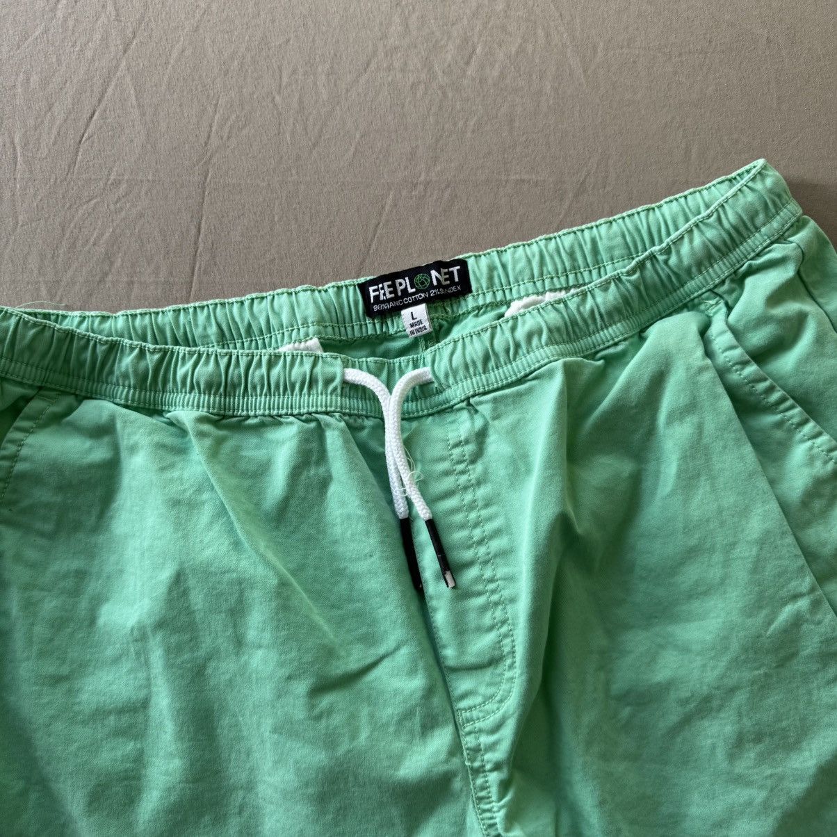 Free Planet × Vintage Free Planet Cotton Pull On Shorts Size US 31 - 3 Thumbnail