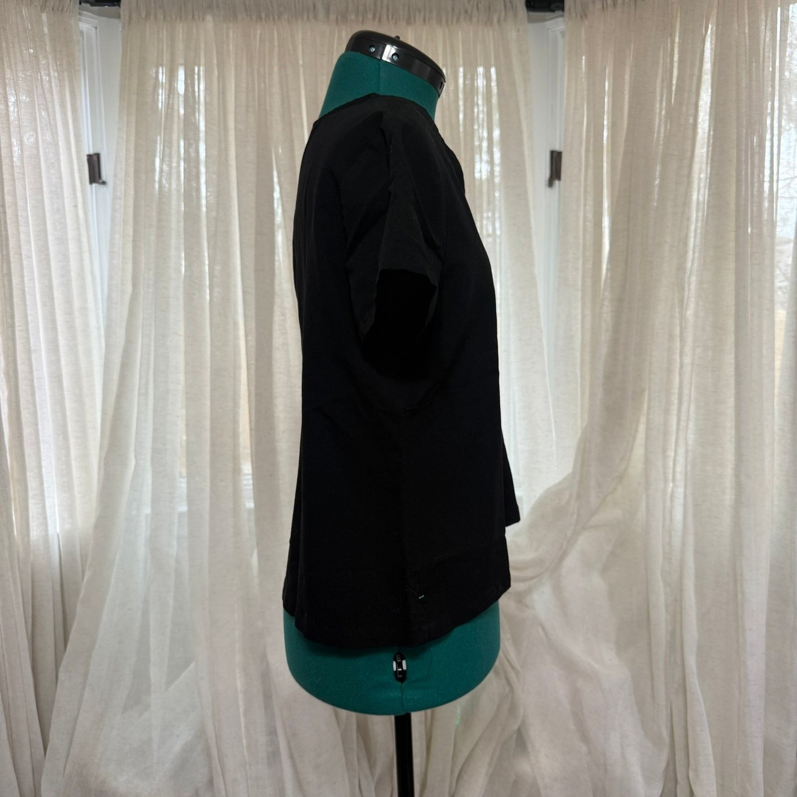 Other Dolan Black V-Neck Scrub Top | Sz SP Size S / US 4 / IT 40 - 4 Thumbnail