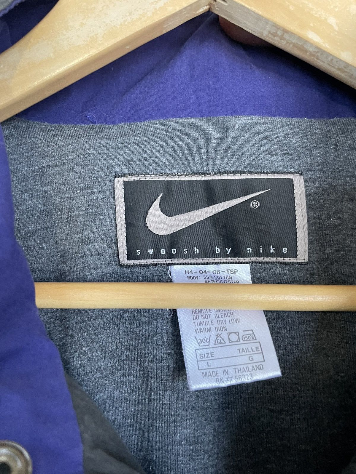 Nike × Vintage Vintage “Swoosh By Nike” Panelled Jacket Size US L / EU 52-54 / 3 - 5 Thumbnail