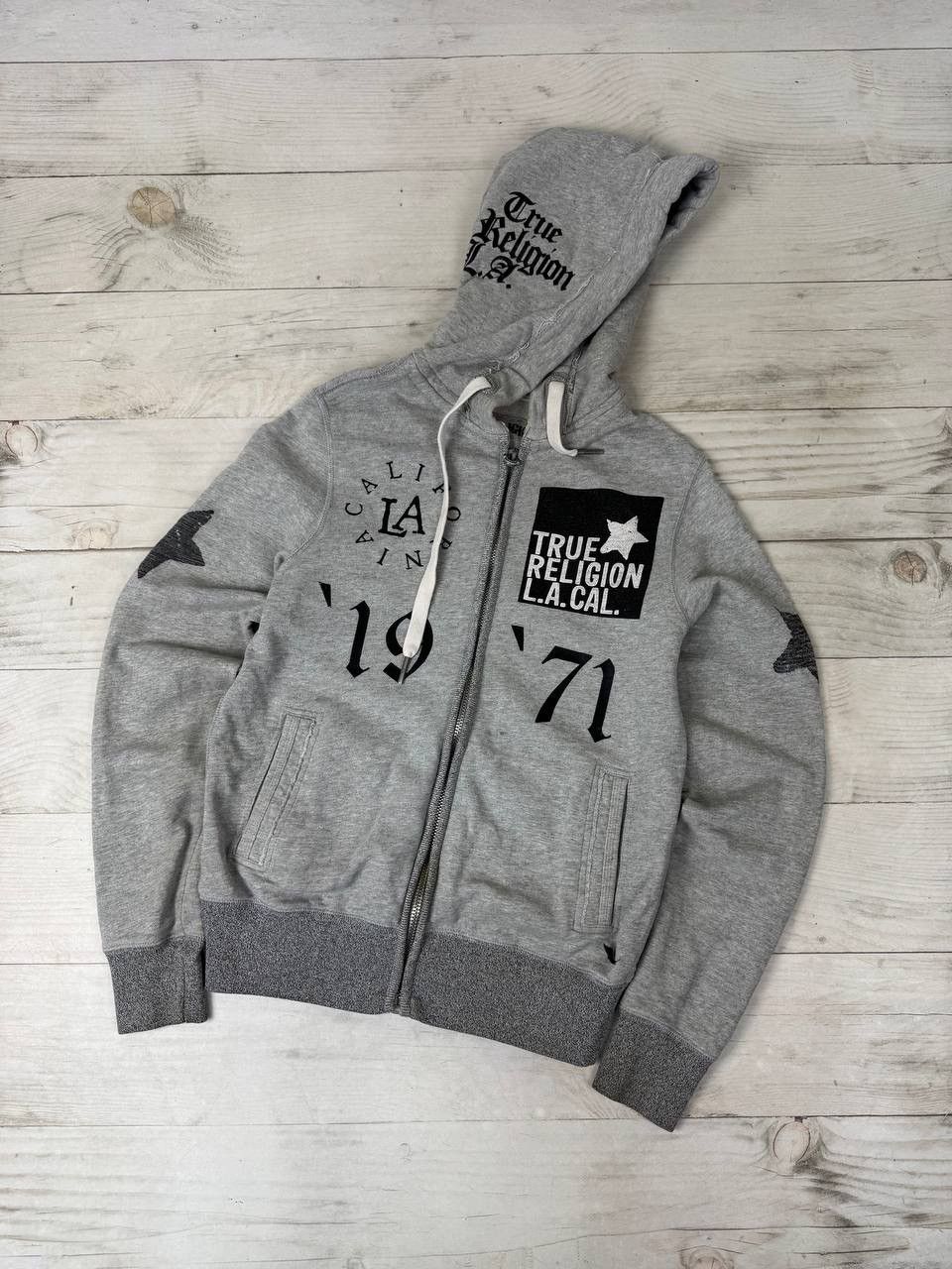 True Religion Vintage True Religion Hoodie Full Zip 1971 Multi Logo Y2K Size US S / EU 44-46 / 1 - 1 Thumbnail