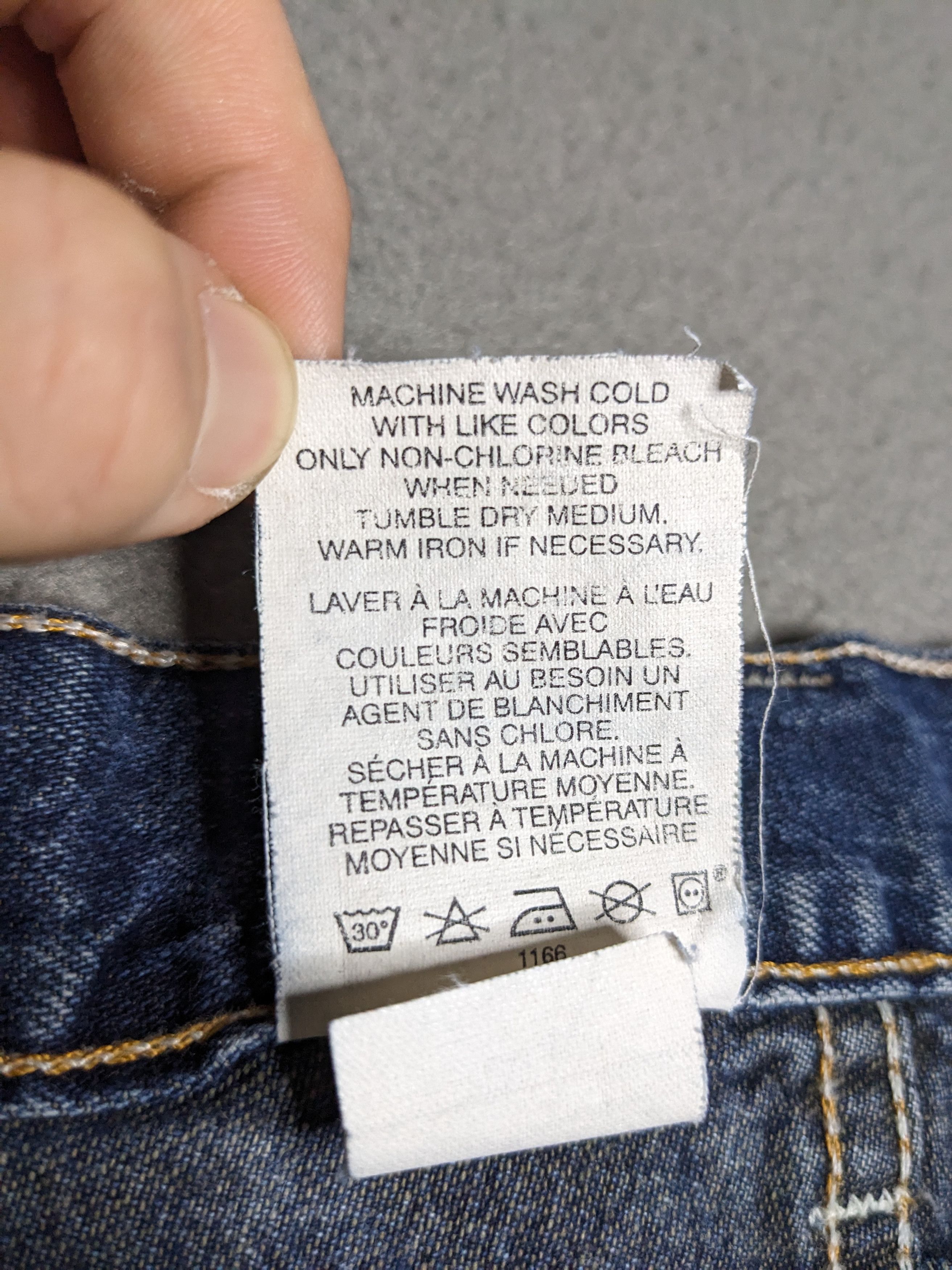Gap VINTAGE Gap Worker Jeans 34x33 Denim Wide Leg Straight Y2K Size US 34 / EU 50 - 12 Thumbnail