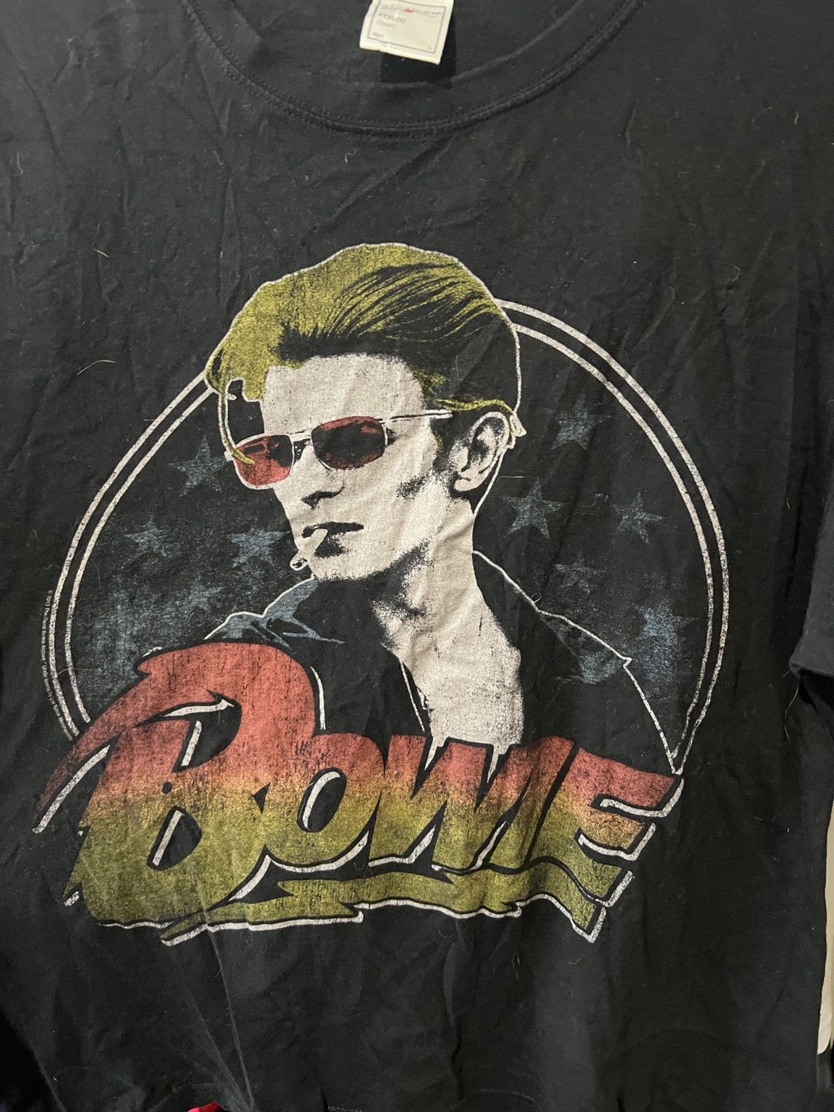 Band Tees VINTAGE DAVID BOWIE HOLLYWOOD SMOKING CIGARETTE PIOP ART T Size US L / EU 52-54 / 3 - 2 Thumbnail