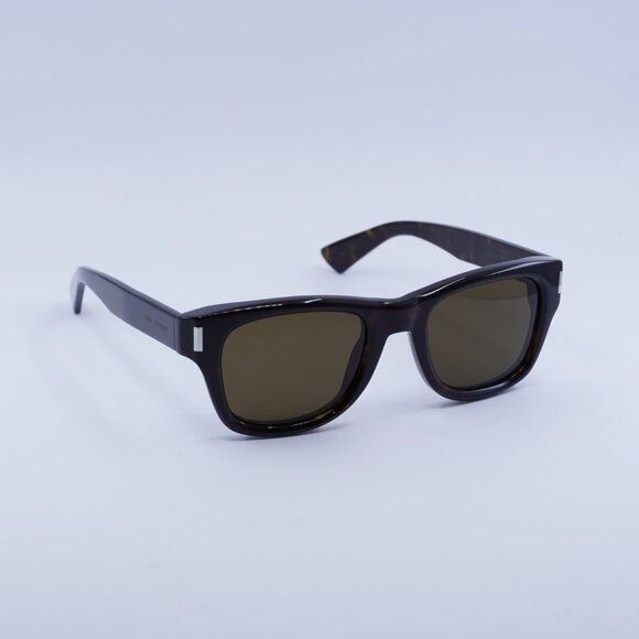Saint Laurent Paris 🕶️ New Saint Laurent SL801 002 Sunglasses - Dark Havana Size ONE SIZE - 5 Thumbnail