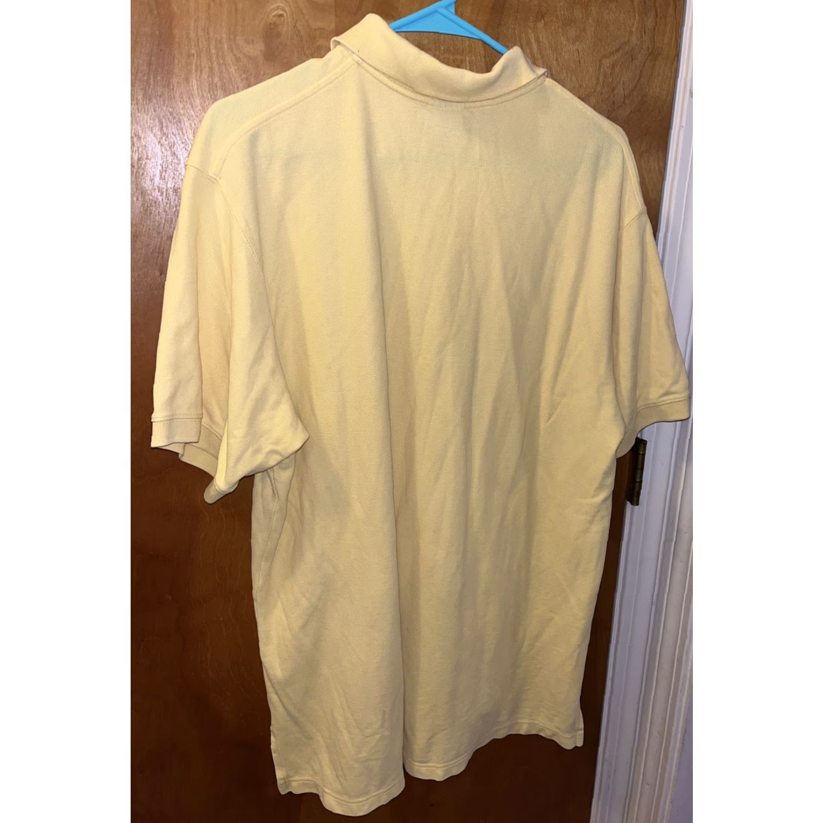 Vintage VINTAGE L.L. BEAN Men Polo Shirt Short Sleeve 100% Cotton Yellow Casual Outdoor Preppy Large Size US L / EU 52-54 / 3 - 3 Thumbnail