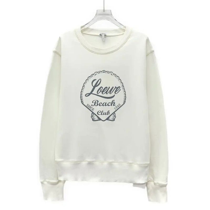 Loewe Loewe Cotton Crewneck Sweatshirt for Women 0089 Size M / US 6-8 / IT 42-44 - 1 Thumbnail