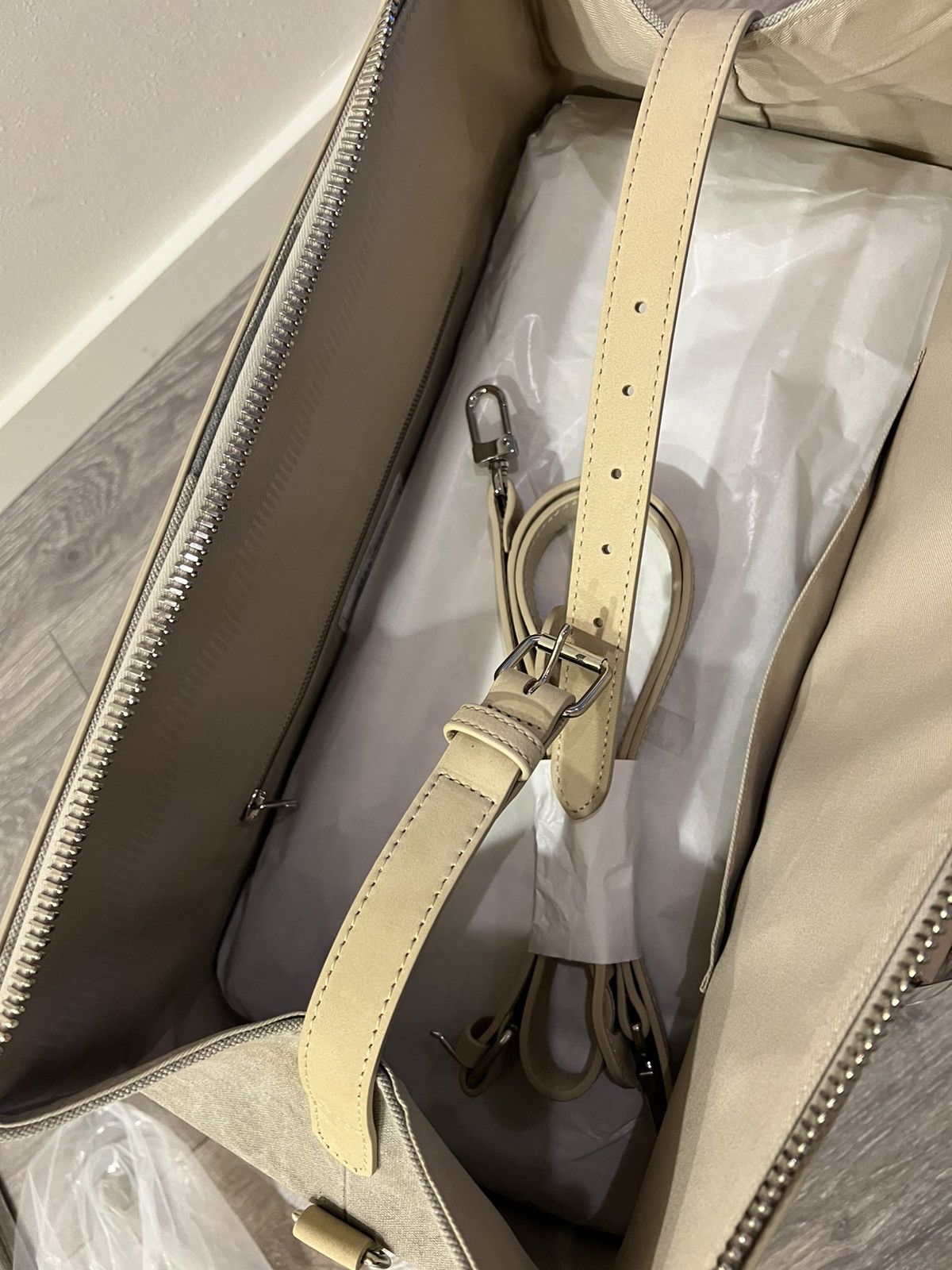 READYMADE Readymade Gym Bag Large Beige Cream BNWT Size ONE SIZE - 7 Thumbnail