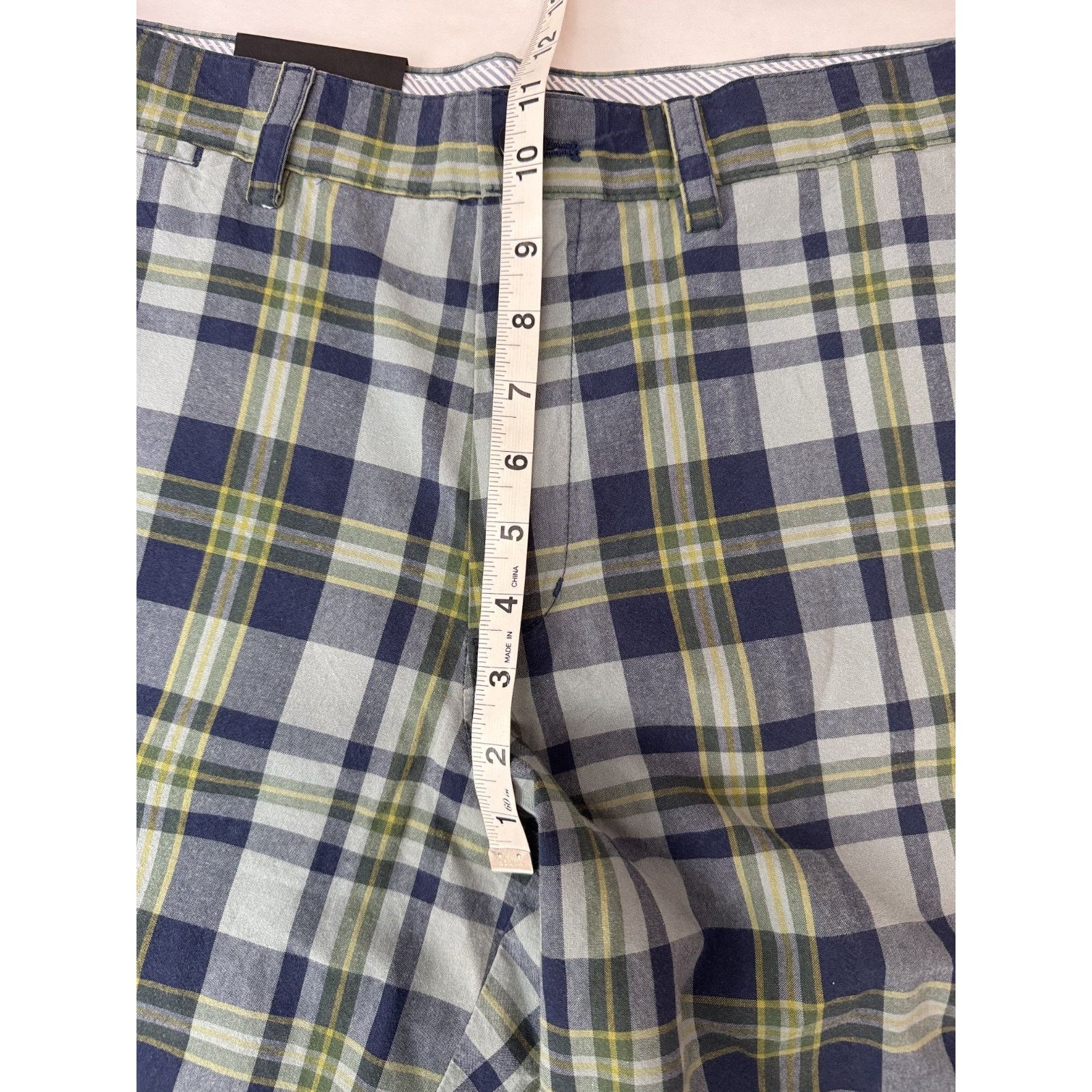 Banana Republic NWT Banana Republic Men's Plaid Shorts Preppy Golf Blue 33 Size US 33 - 4 Thumbnail