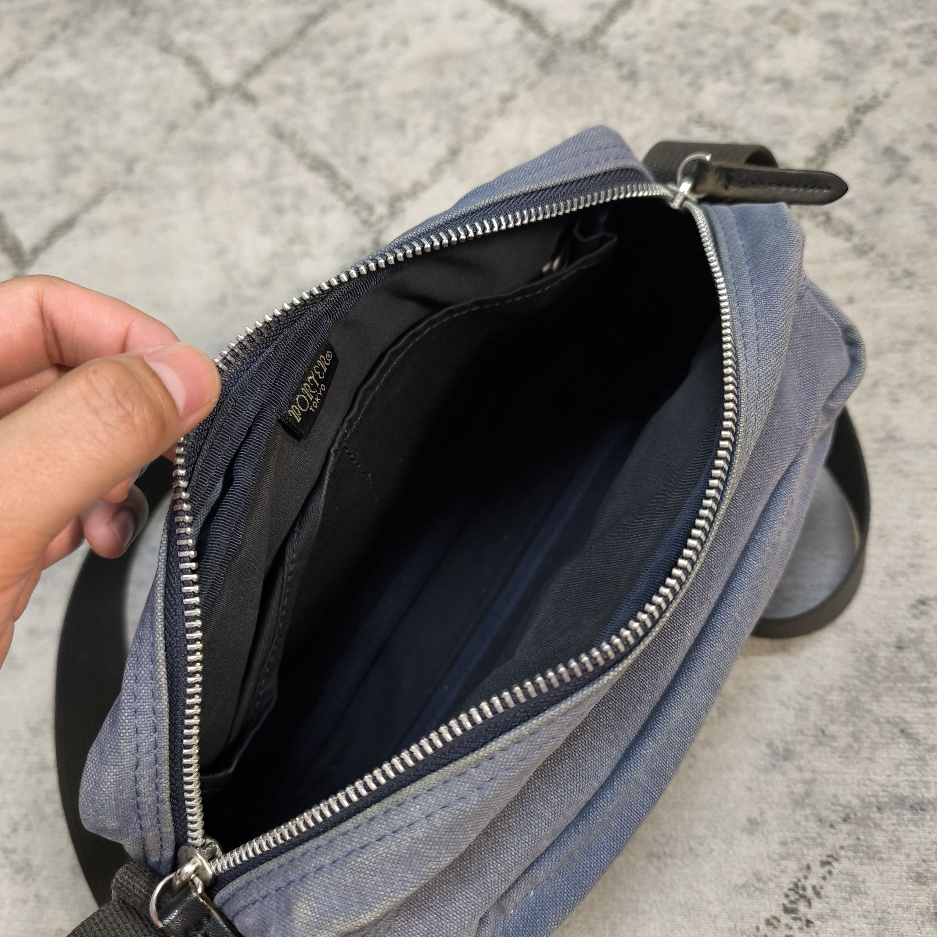 Japanese Brand × Porter Sun faded and Distressed Porter Sling Bag Size ONE SIZE - 9 Thumbnail