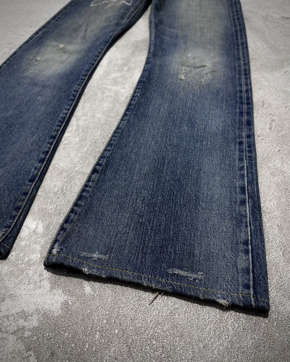 Hysteric Glamour × If Six Was Nine Hysteric Glamour Led Zeppelin Flared Jeans Vkei Size US 32 / EU 48 - 4 Thumbnail