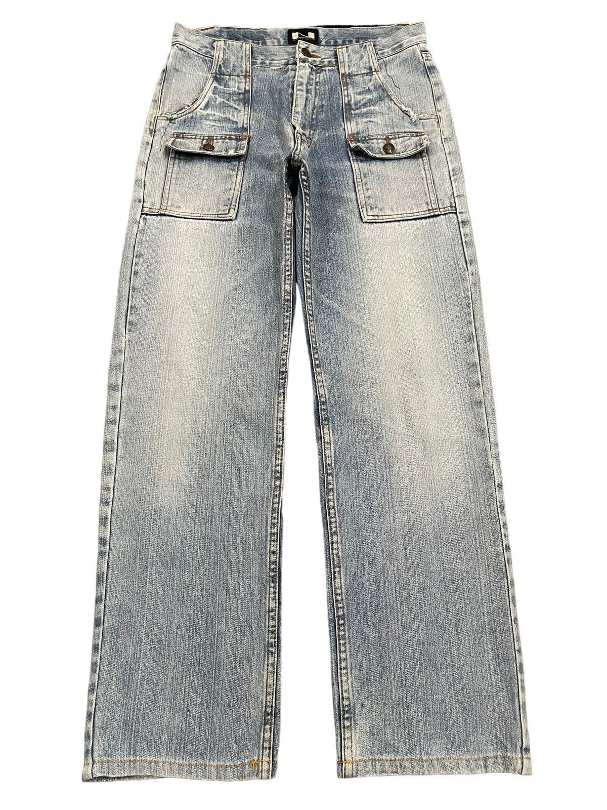 Hysteric Glamour Vintage Japanese Nylaus Bush Pants Style Blue Wash Jeans Size US 30 / EU 46 - 1 Thumbnail