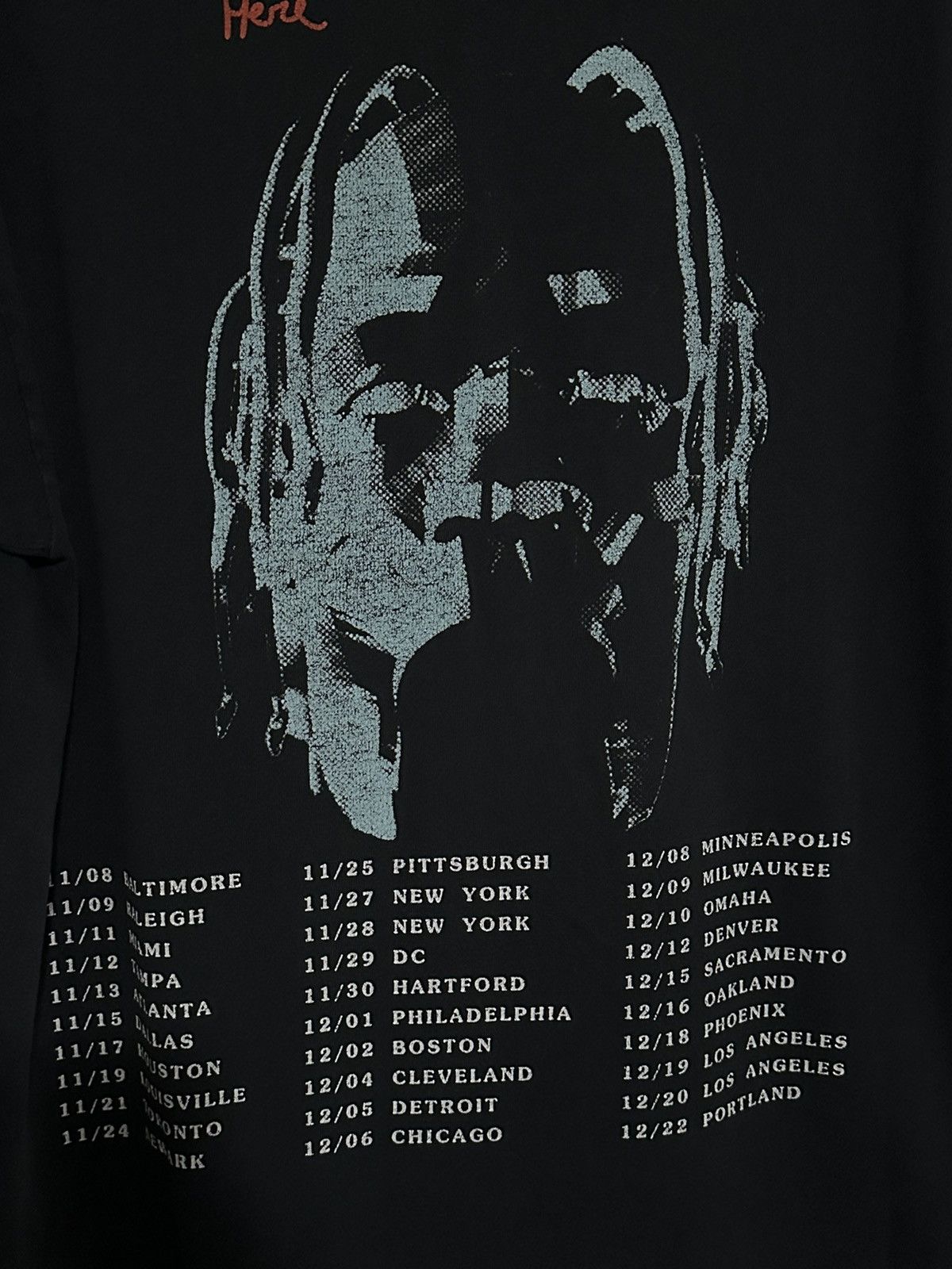 Travis Scott Travis Scott Astroworld Tour Tee Size US M / EU 48-50 / 2 - 4 Thumbnail