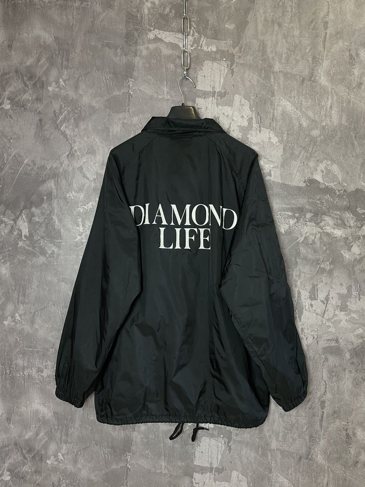 Diamond Supply Co. × Vintage Diamond Supply Co OG Script Coach Jacket Windbreaker New DS Size US M / EU 48-50 / 2 - 1 Thumbnail