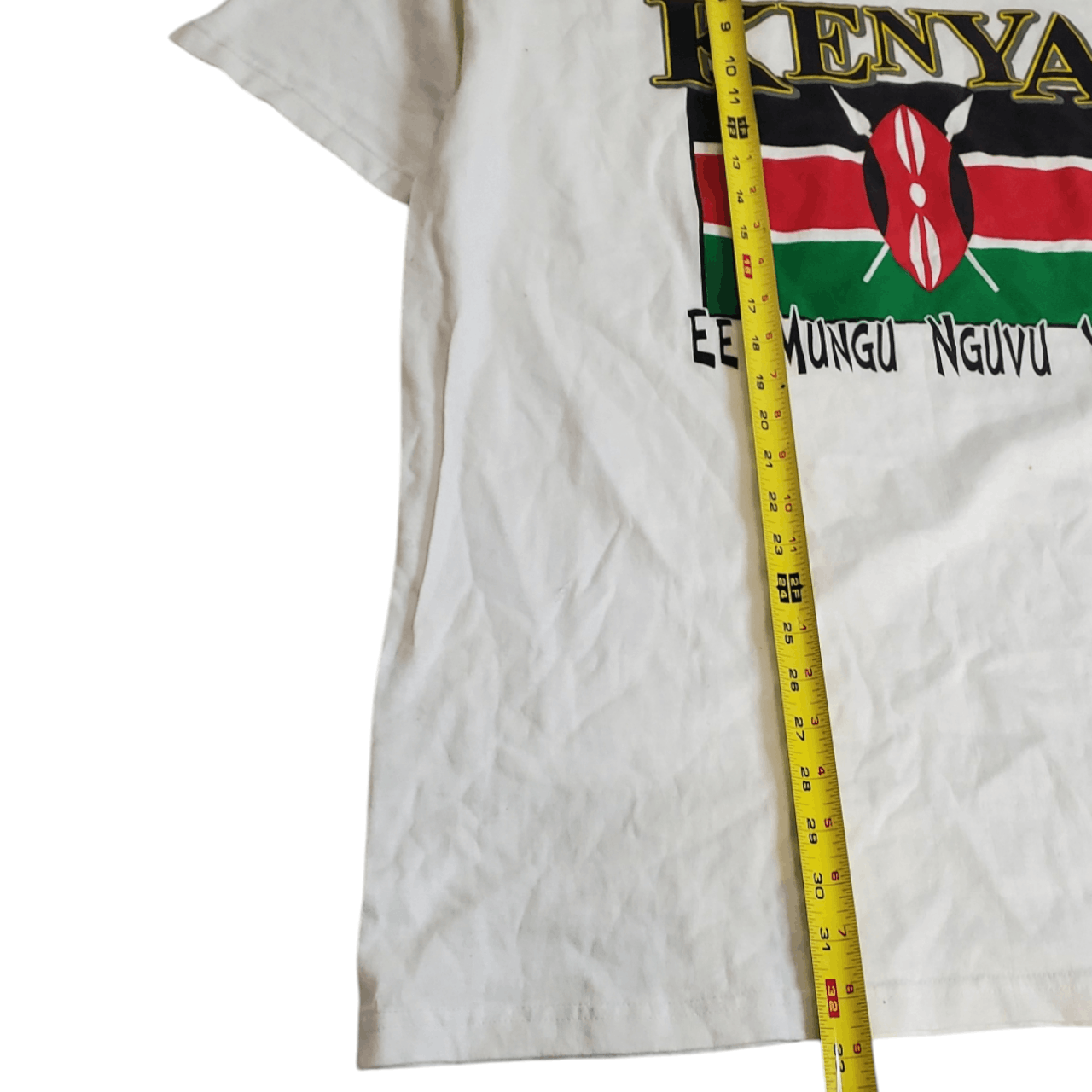 Vintage 90s Kenya Flag T-Shirt Size US XL / EU 56 / 4 - 6 Thumbnail