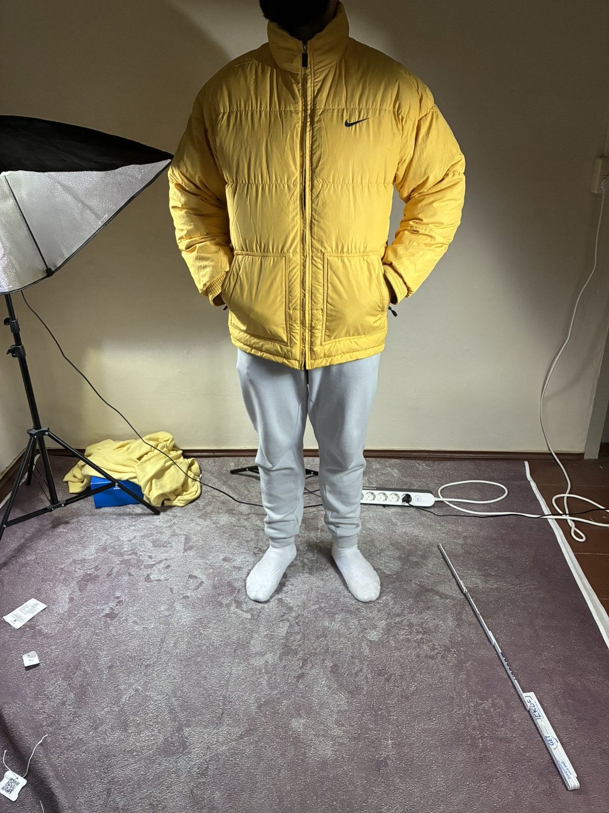 Nike Nike Vintage Goose Down Centre Logo Puffer Jacket Size M Size US M / EU 48-50 / 2 - 4 Thumbnail