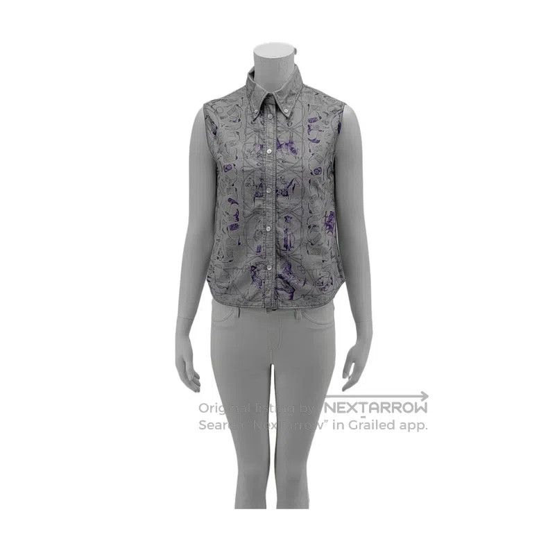 Hermes Hermes Summer Cotton Lavender Short Shirt Size M / US 6-8 / IT 42-44 - 1 Thumbnail