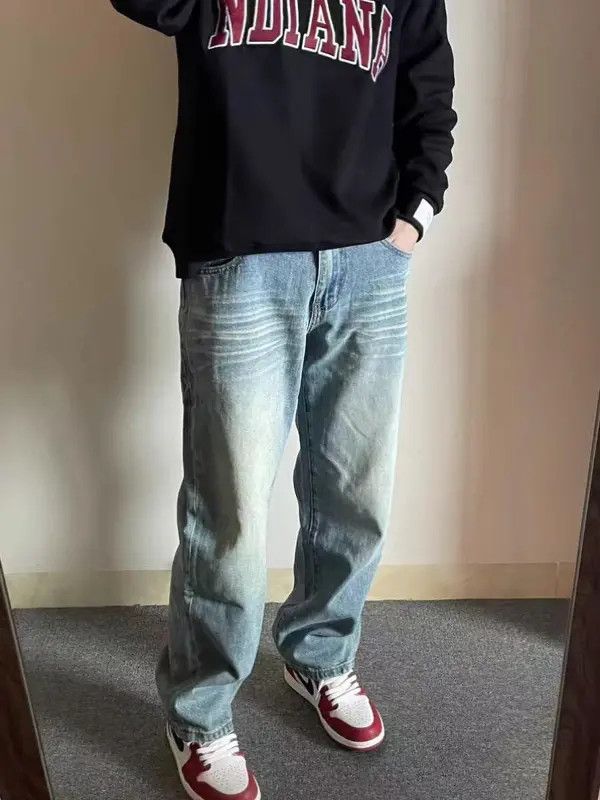 Japanese Brand VIBE Vintage street baggy casual jeans Size US 30 / EU 46 - 2 Thumbnail