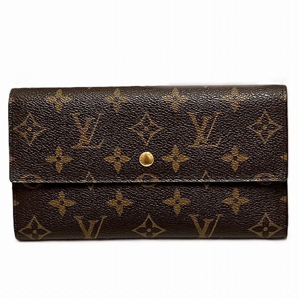 Louis Vuitton Louis Vuitton Louis Vuitton Monogram Long Wallet M61217 Canvas Long Wallet M61217 in Great Condition Size ONE SIZE - 1 Thumbnail