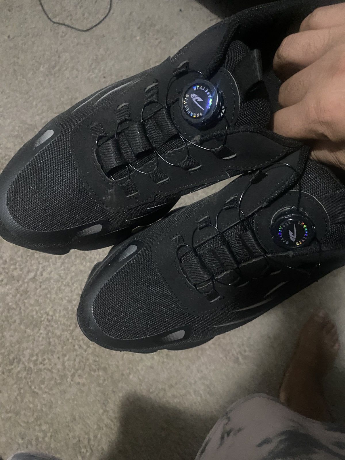 Other Black Safety Work Sneakers with Dial Closure Size US 12 / EU 45 - 5 Thumbnail