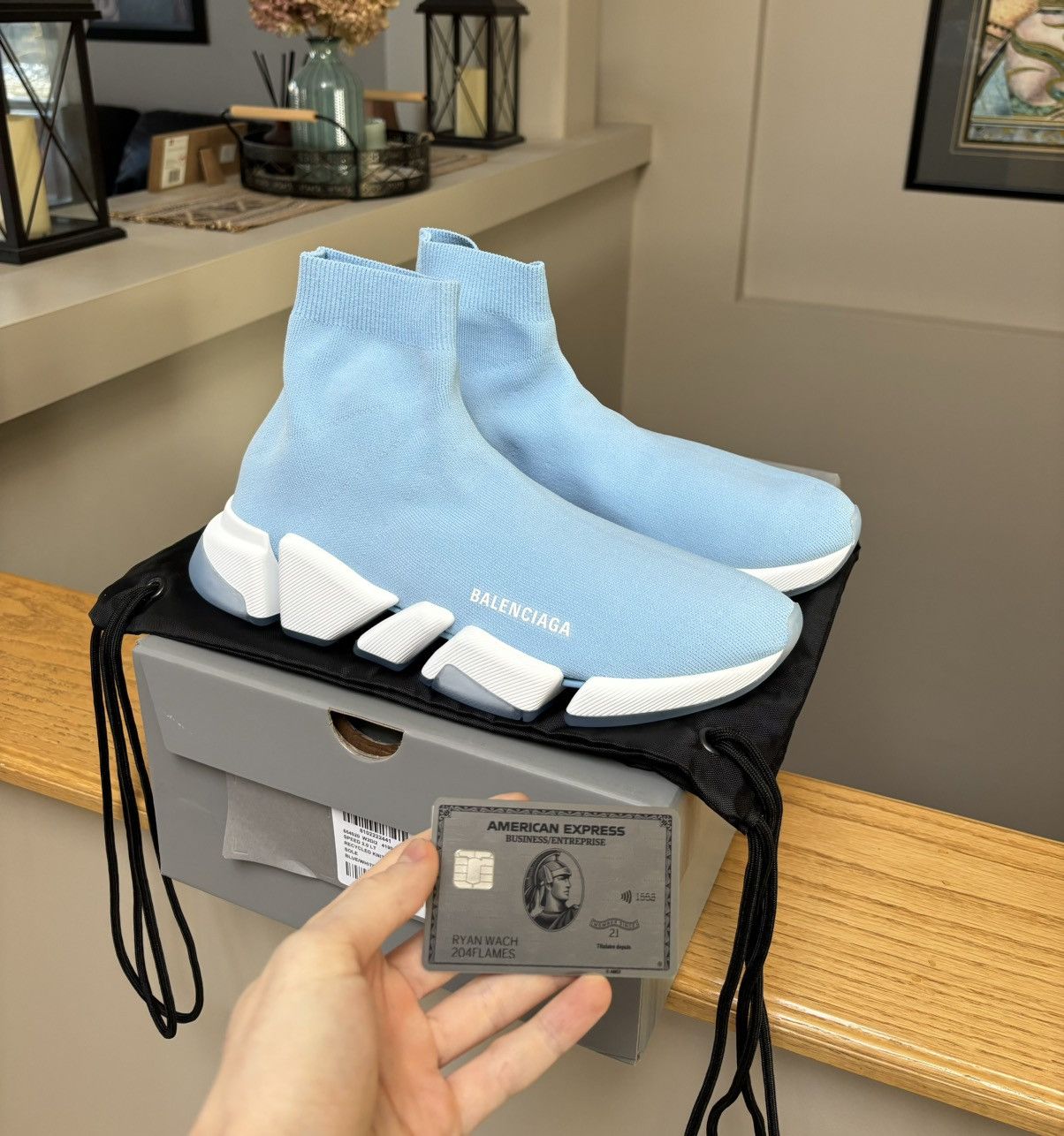 Balenciaga Balenciaga Baby Blue 2.0 Speed Runners Size US 11 / EU 44 - 2 Thumbnail