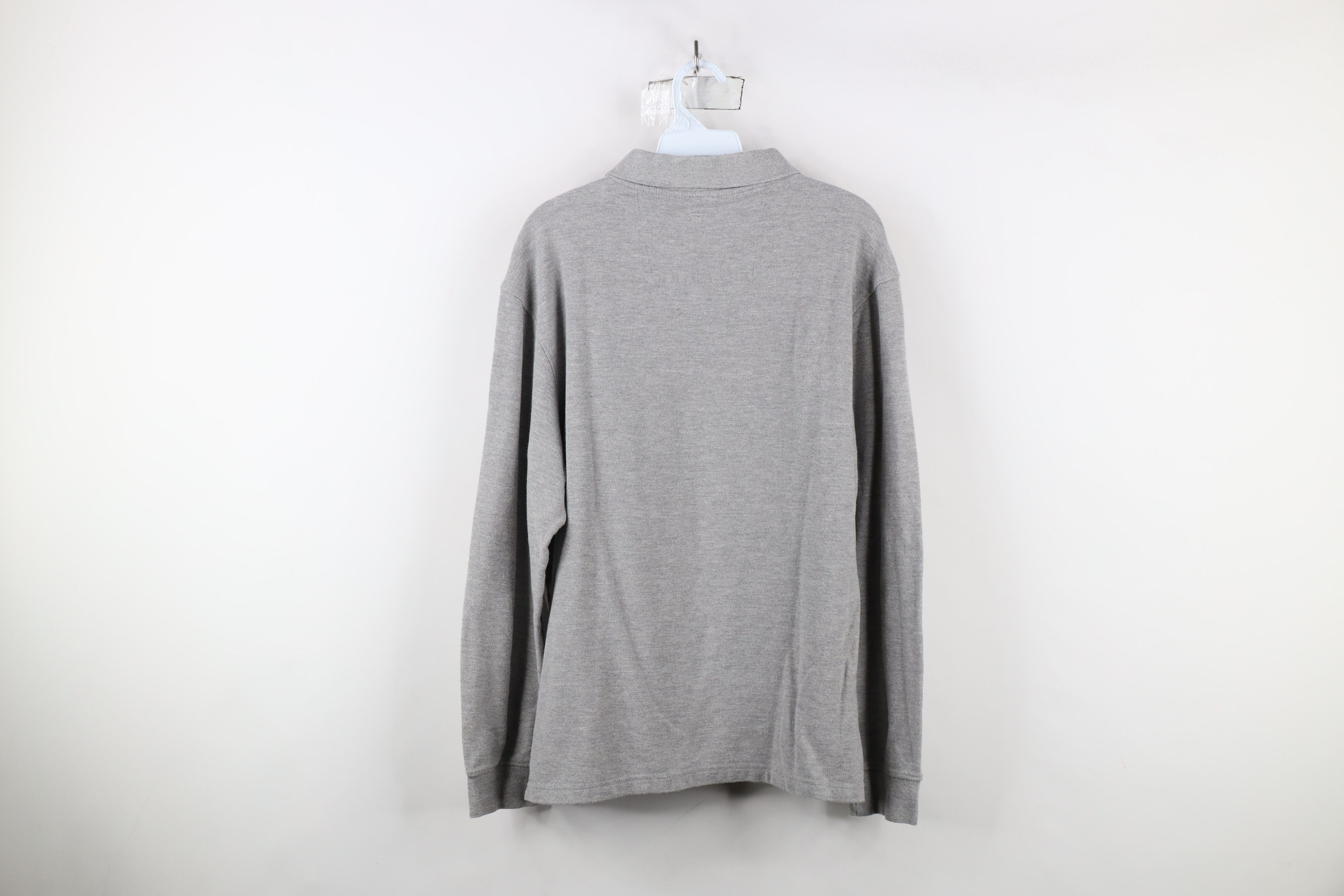 Vintage Vintage Y2K Streetwear Long Sleeve Rugby Polo Shirt Gray Size US L / EU 52-54 / 3 - 11 Thumbnail
