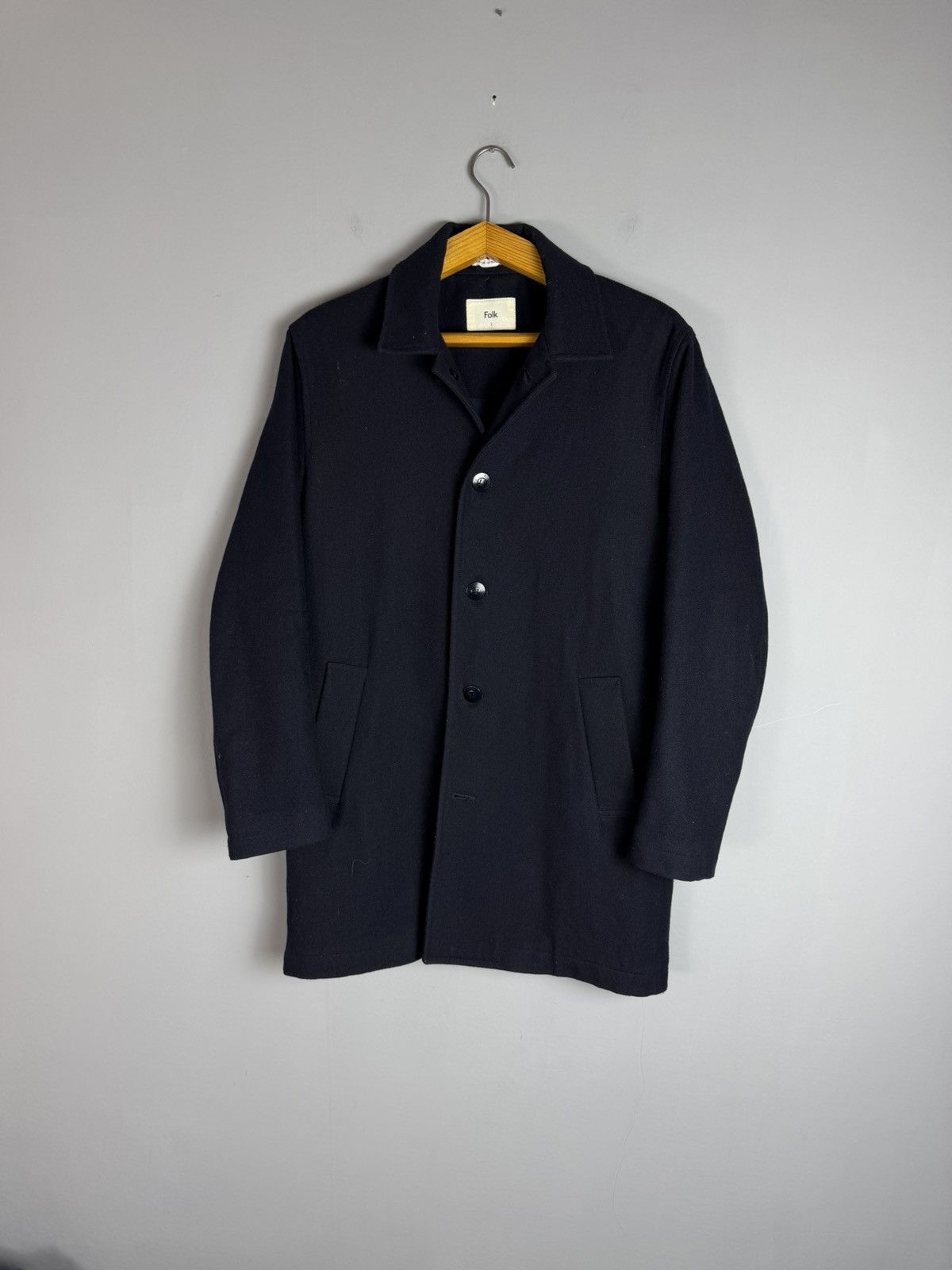 Folk Mens Folk heavy coat jacket Size US S / EU 44-46 / 1 - 1 Thumbnail