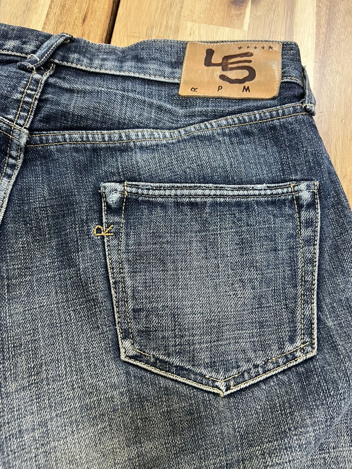 45rpm Vintage 45RPM Selvedge Denim Jeans Size US 30 / EU 46 - 6 Thumbnail