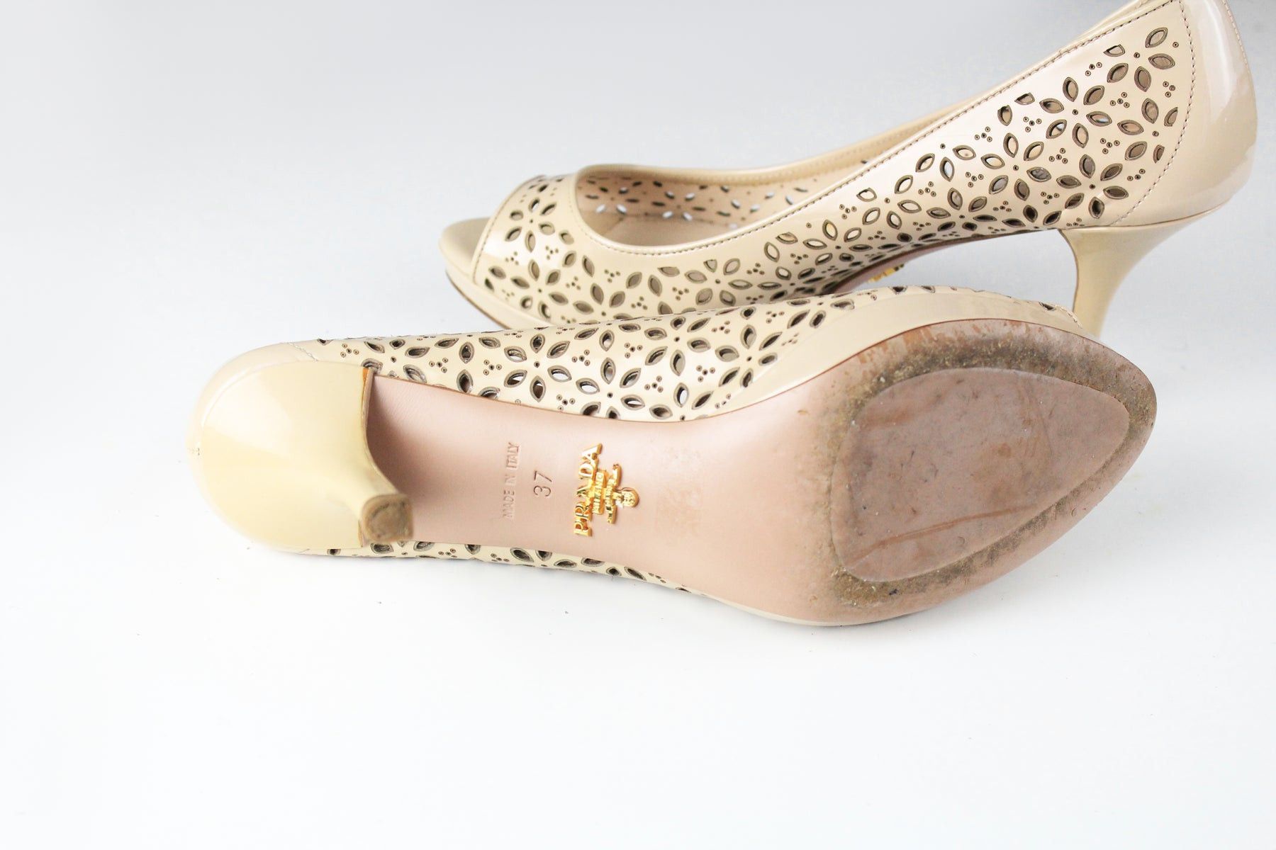 Prada Prada Heels Shoes Women's EUR 37 Size US 7 / IT 37 - 6 Thumbnail