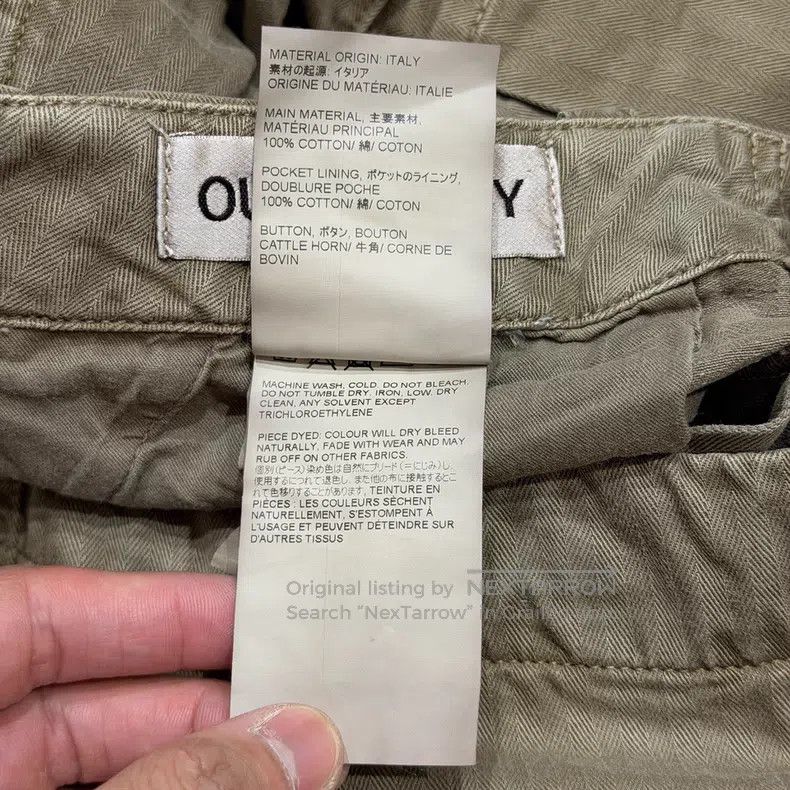 Our Legacy Our Legacy Military green oversized pocket workwear shorts Size US 34 / EU 50 - 6 Thumbnail
