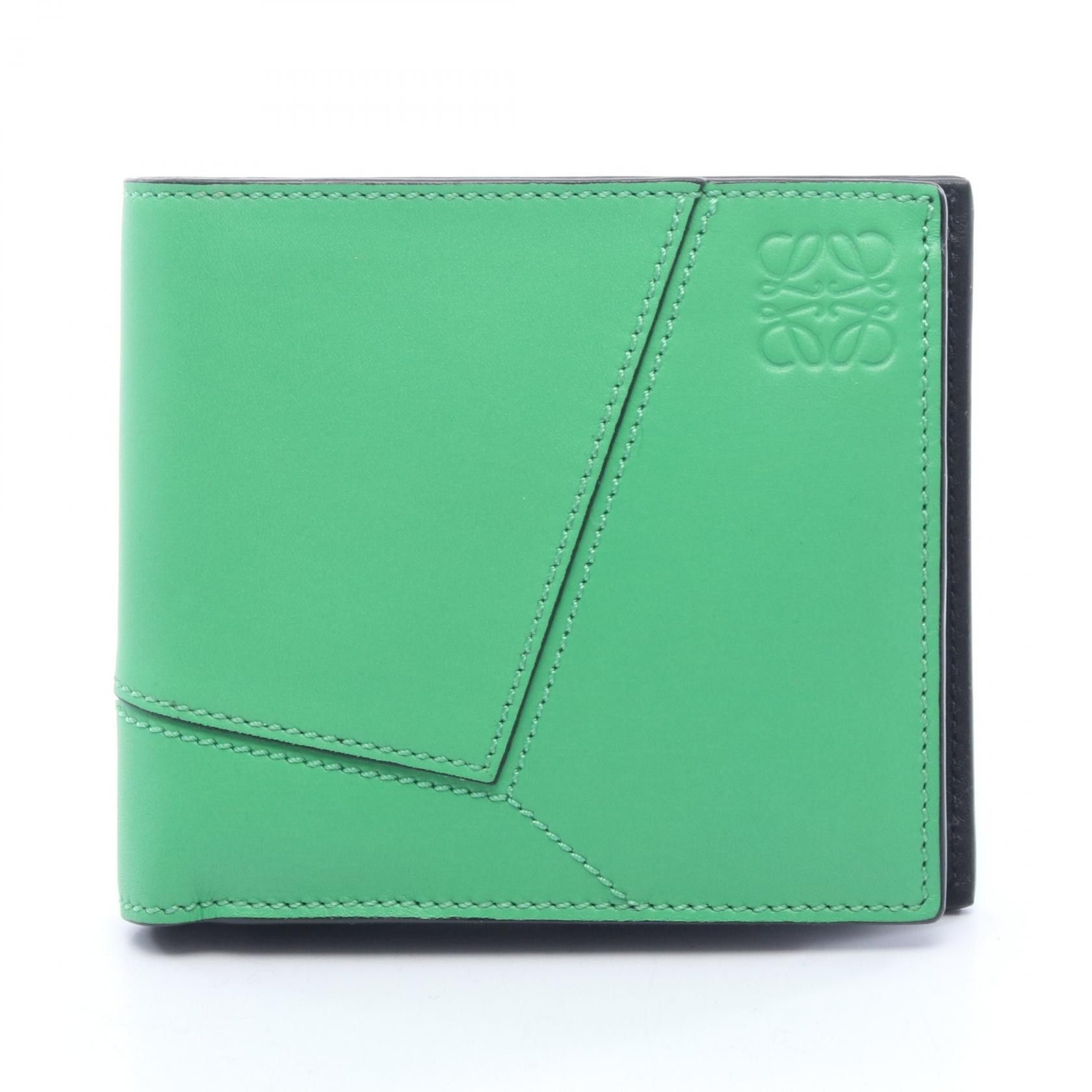 Loewe Loewe Loewe Puzzle Leather Bifold Wallet Leather Short Wallet C510501X14 DUTY FREE for USA Size ONE SIZE - 1 Thumbnail