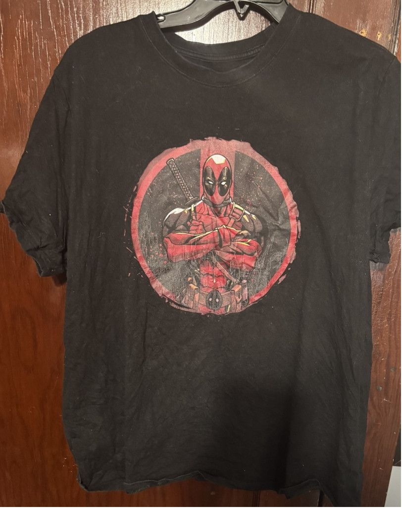 Marvel Comics Deadpool Marvel Short Sleeve Tee shirt Men's Sz XL Black Size US XL / EU 56 / 4 - 1 Thumbnail