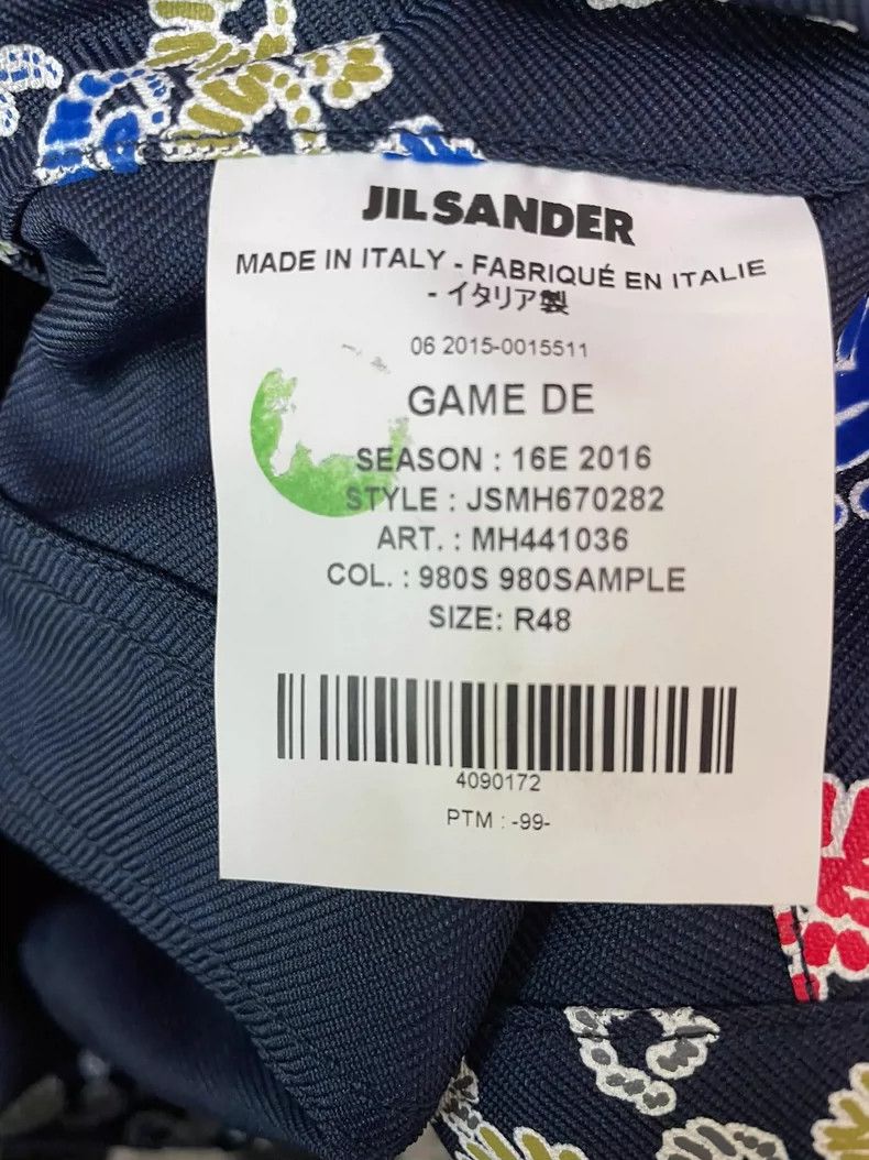 Jil Sander Jil Sander Floral silhouette blouse Size L / US 10 / IT 46 - 3 Thumbnail