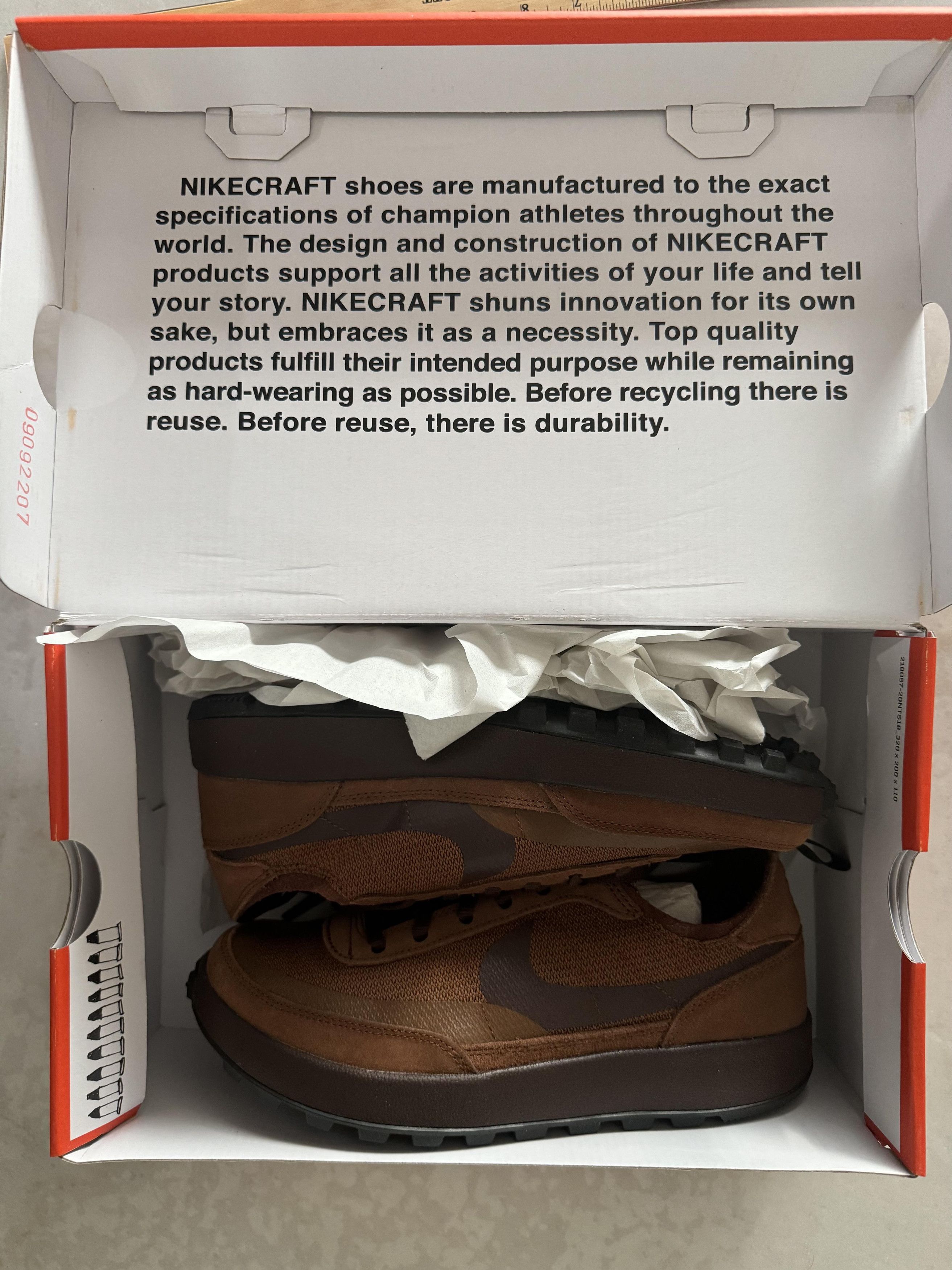 Nike x Tom Sachs General Purpose "Field Brown" sneakers Size US 7 / EU 40 - 6 Thumbnail