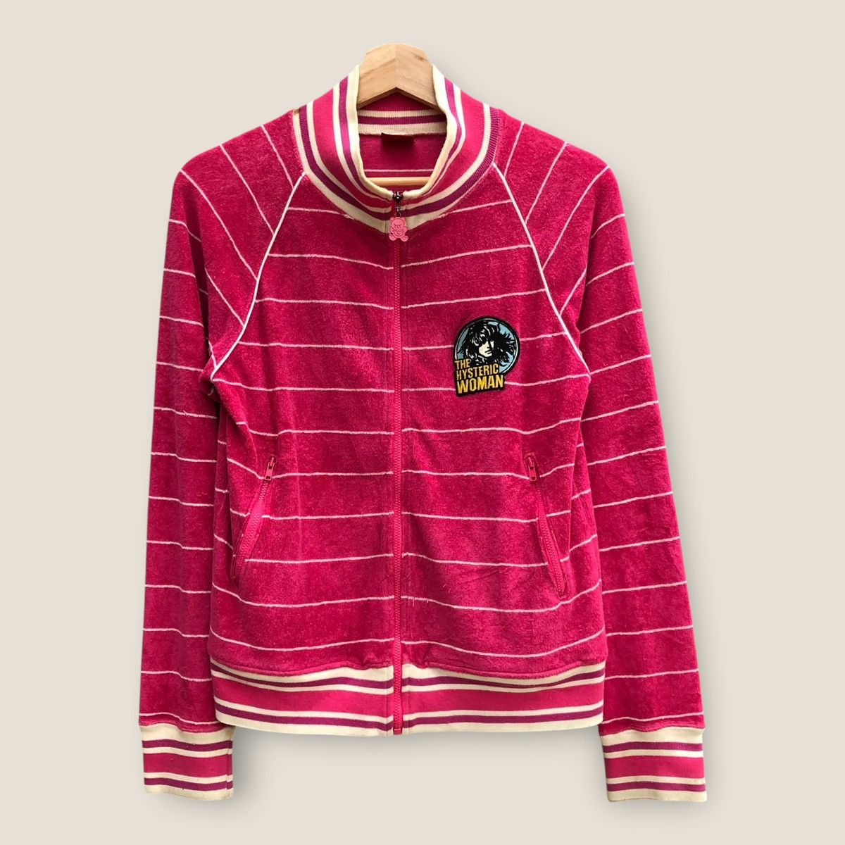 Hysteric Glamour Vintage 80s THE HYSTERIC WOMAN Patch Logo sweaters Size S / US 4 / IT 40 - 1 Thumbnail