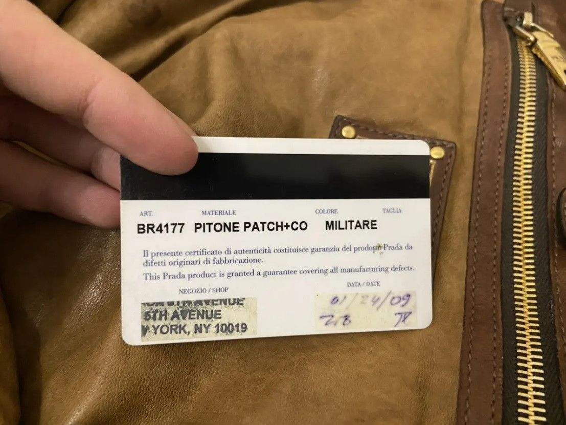 Prada RARE AW’09 Prada Milano Pitone+crocodile Patch leather bag Size ONE SIZE - 20 Thumbnail