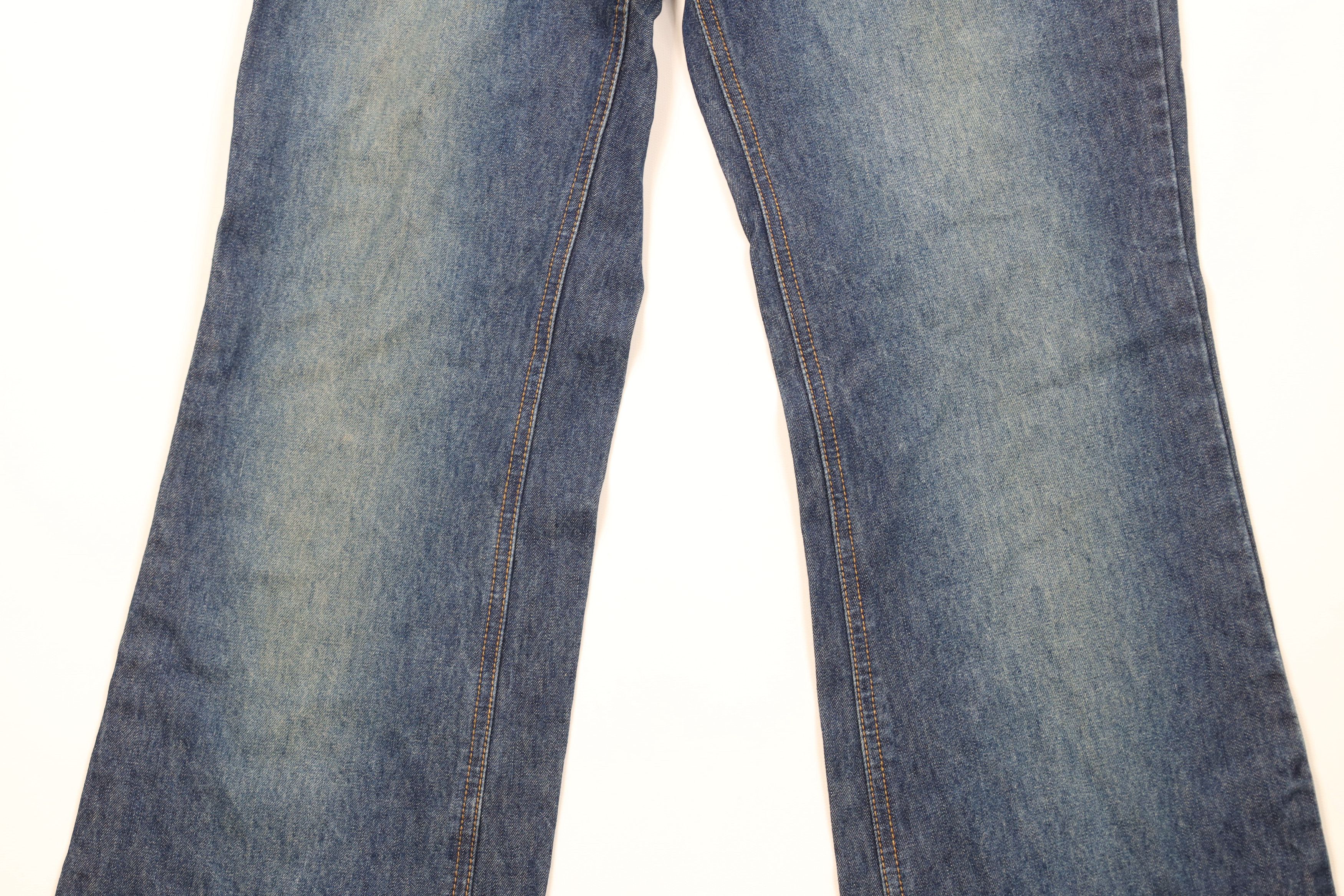 Tommy Hilfiger Vintage 90s Tommy Hilfiger Wide Leg Bell Bottoms Denim Jeans Size 28" / US 6 / IT 42 - 3 Thumbnail