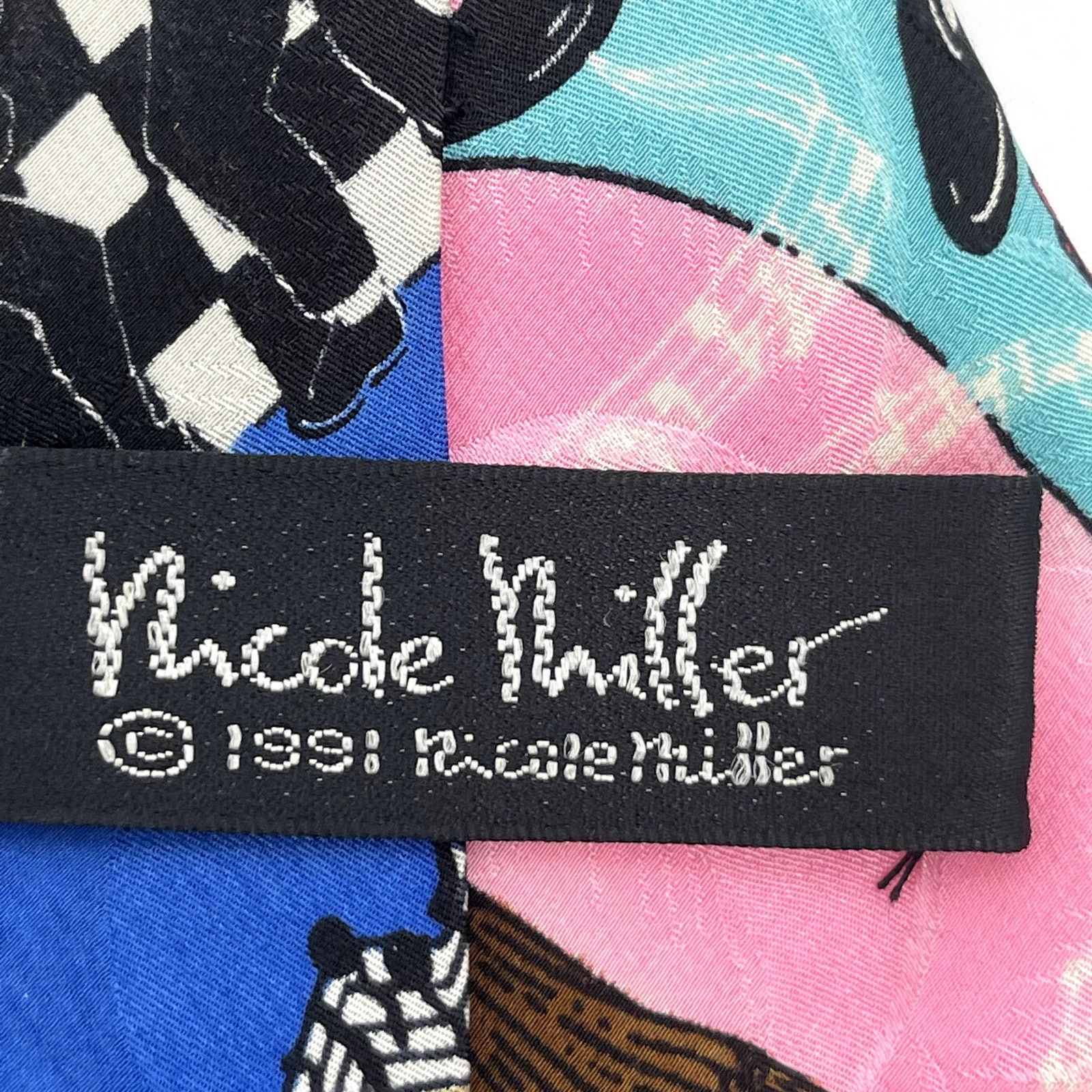Nicole Miller × Vintage Nicole Miller Silk Neck Tie Vintage 90's Size ONE SIZE - 2 Thumbnail