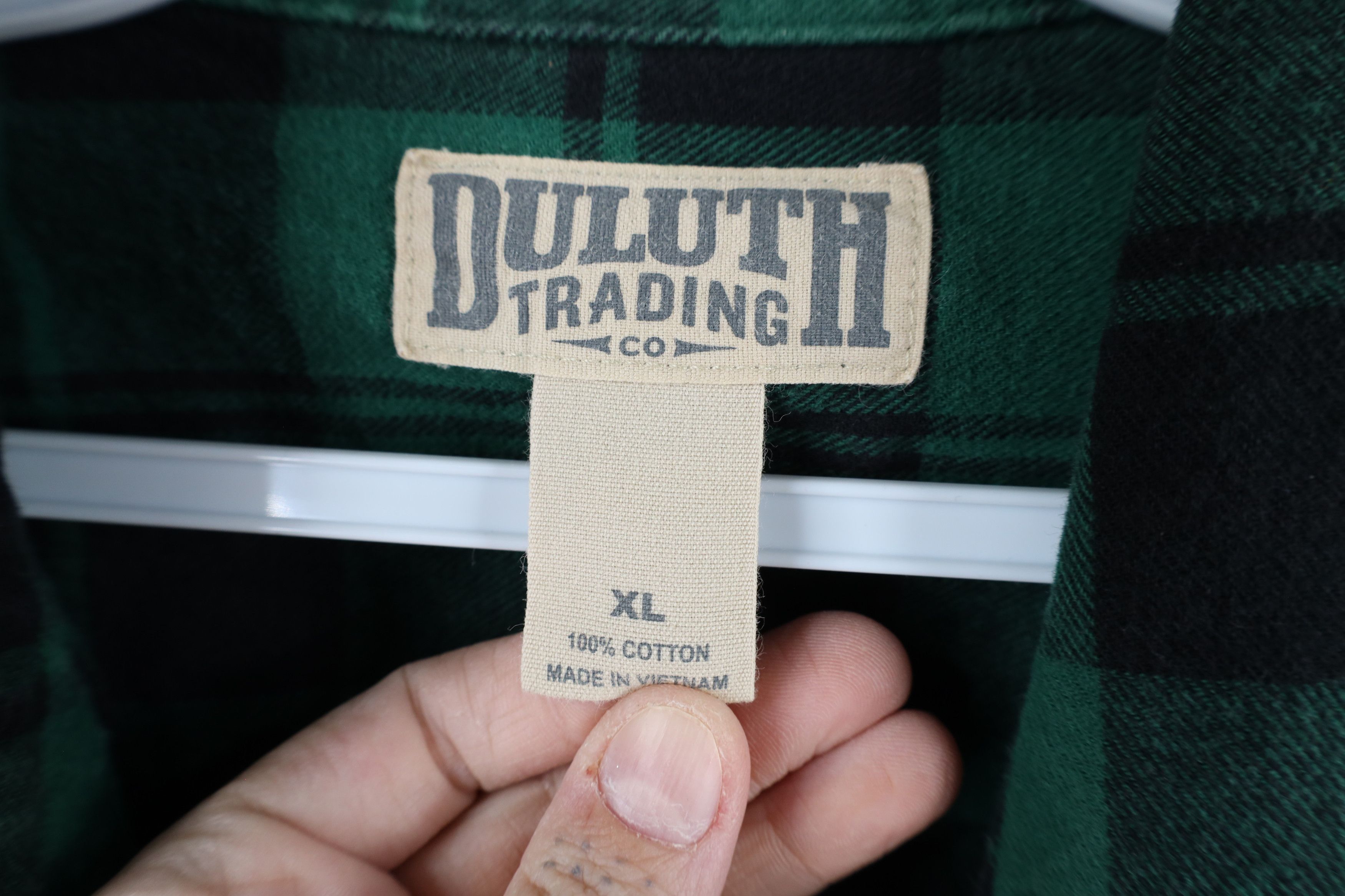 Duluth Trading Company × Vintage Duluth Trading Co Heavyweight Button Down Shirt Green Size US XL / EU 56 / 4 - 6 Thumbnail