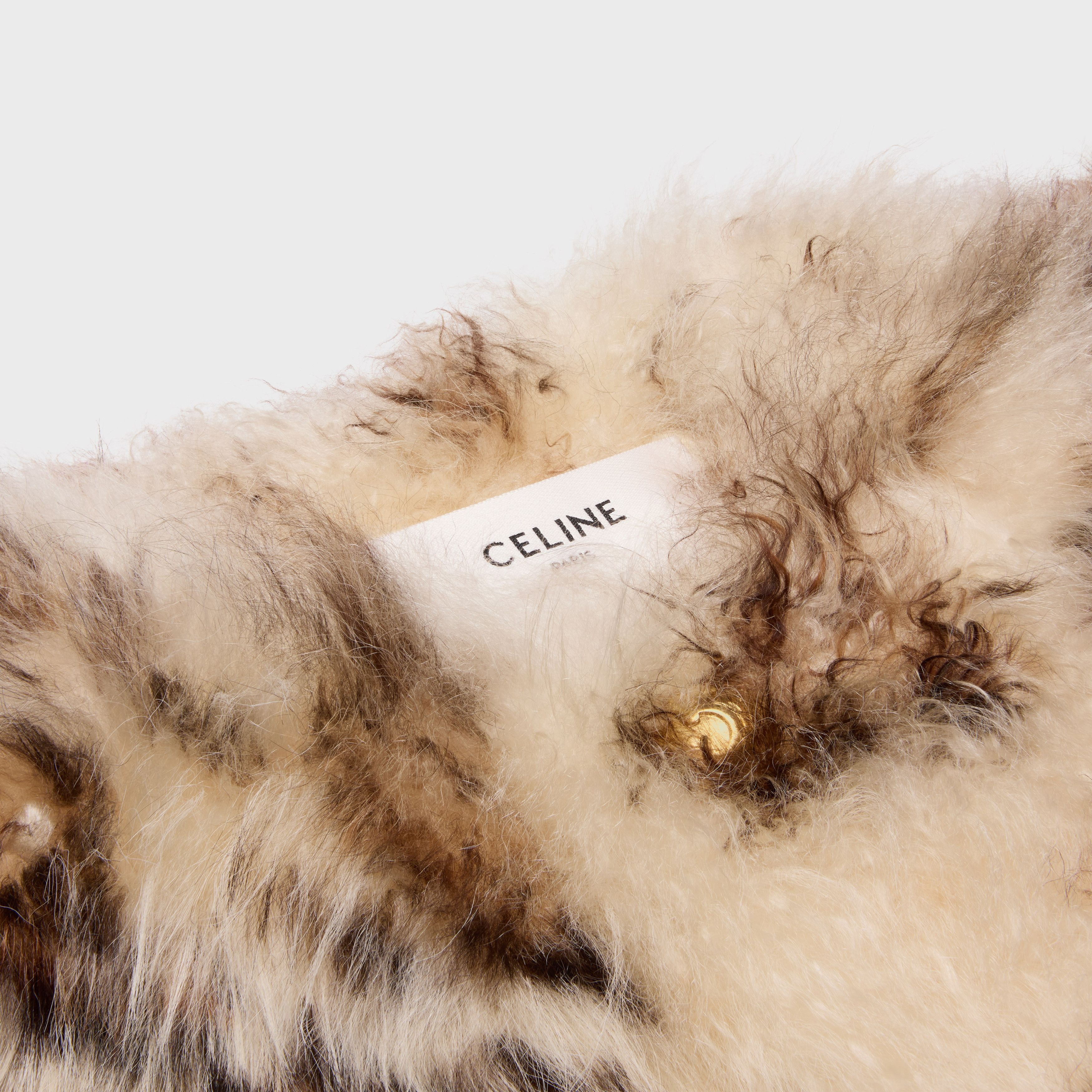 Celine o1bcso1str0925 2F436807G Pure Collar Jacket in Leopard Size S / US 4 / IT 40 - 3 Thumbnail