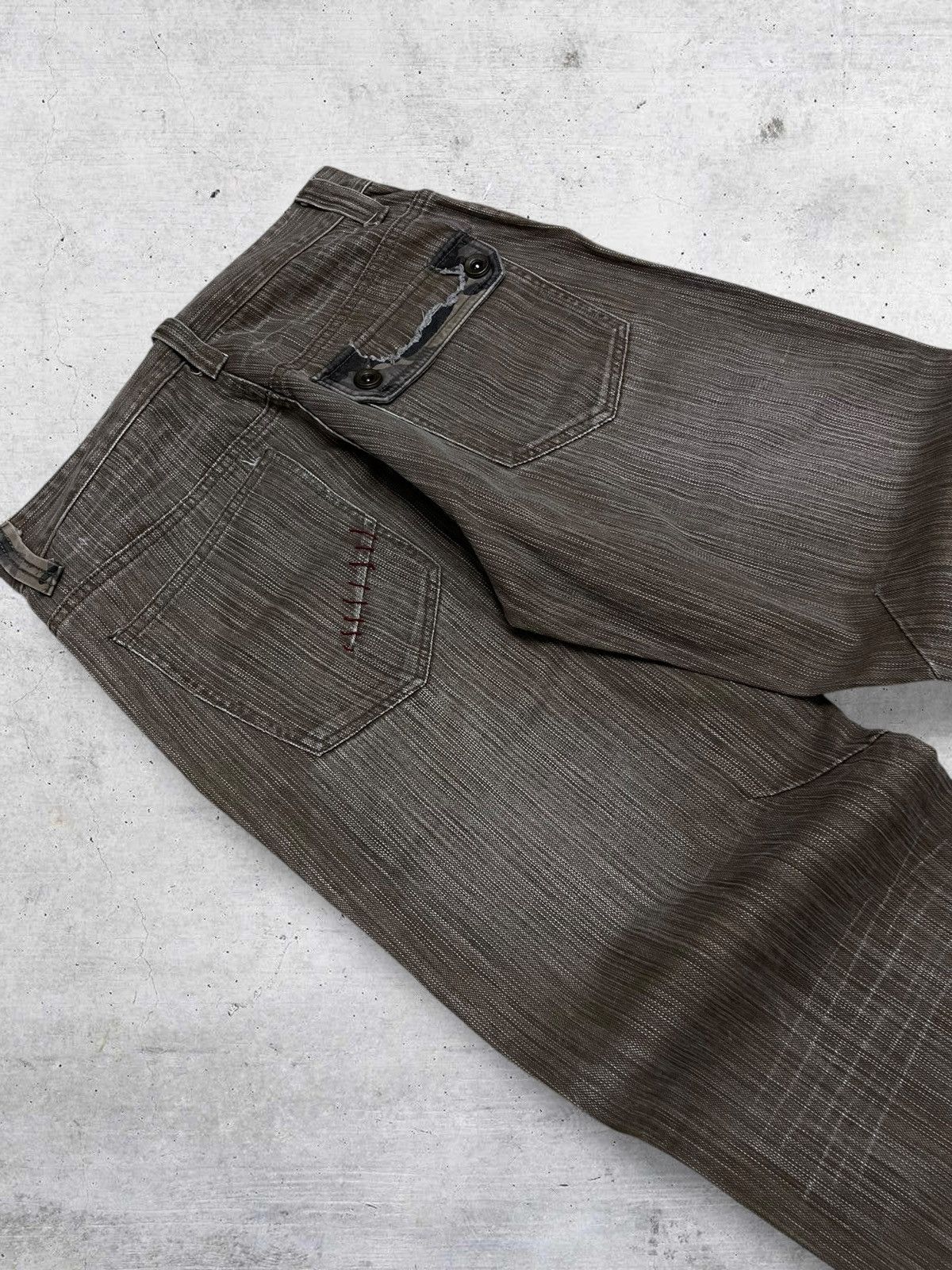 KMRii VINTAGE GUMU INTERNATIONAL OG JAPAN DESIGNER COMBAT DENIM Size US 30 / EU 46 - 16 Thumbnail