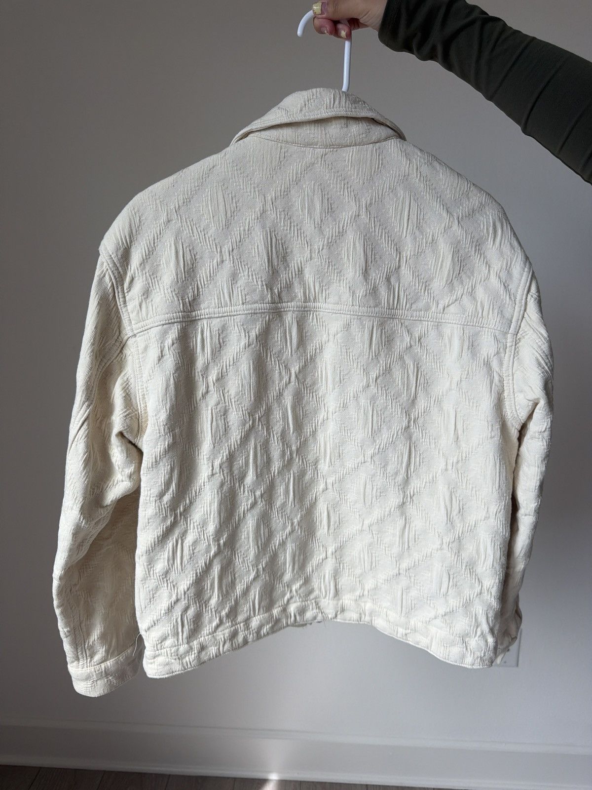 Abercrombie & Fitch Abercrombie Fitch Cream Jacket Size US S / EU 44-46 / 1 - 2 Thumbnail