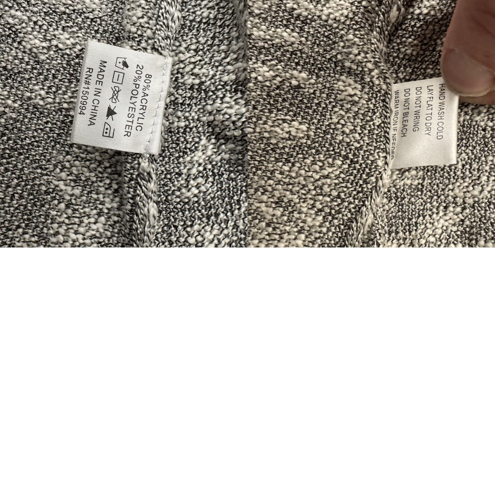 Vintage Belldini Open Front Sweater Duster Womens Size M Lagenlook Layering Cozy Cardigan Lightweight Gray Bohemian Fall Winter Spring Womens Size M / US 6-8 / IT 42-44 - 8 Thumbnail
