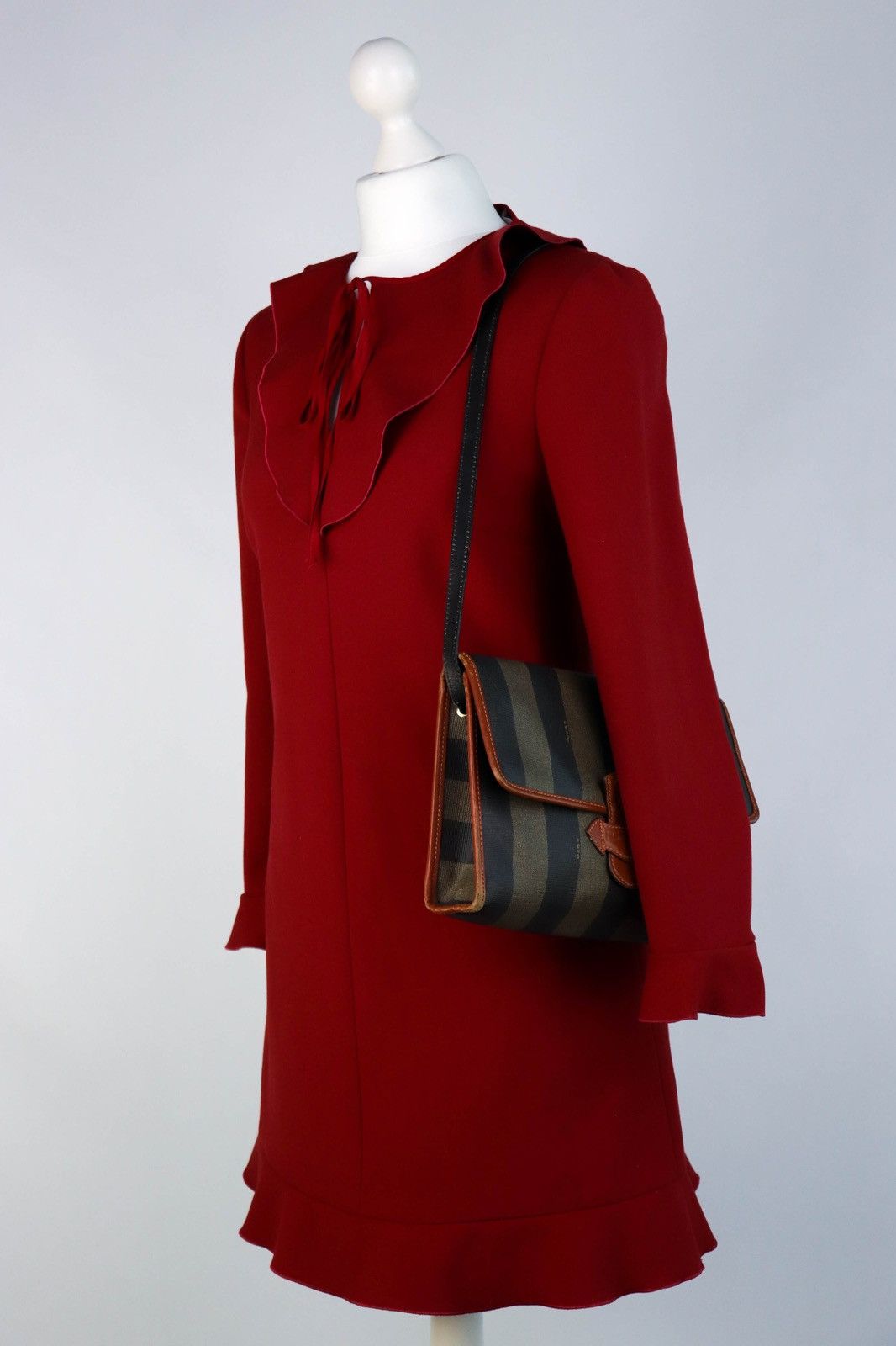 Fendi FENDI Vintage 80s 90s Striped Shoulder/Crossbody Bag Size ONE SIZE - 3 Thumbnail