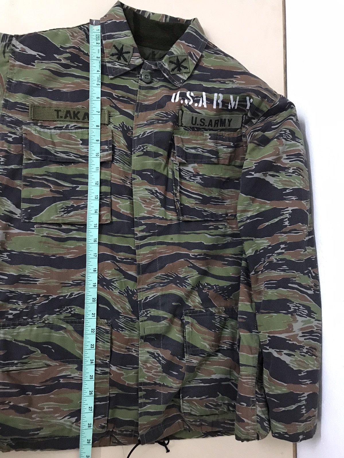 Guerrilla Group Vintage 60s U.S Army Tiger Stripe Camo Jacket Size US L / EU 52-54 / 3 - 13 Thumbnail