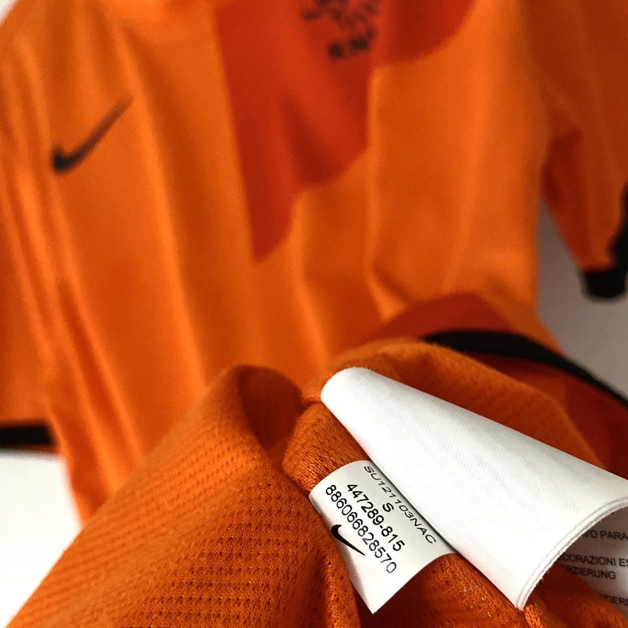 Nike × Vintage 2012 2014 Netherlands National Nike Kit Home Soccer Jersey S Size US S / EU 44-46 / 1 - 4 Thumbnail
