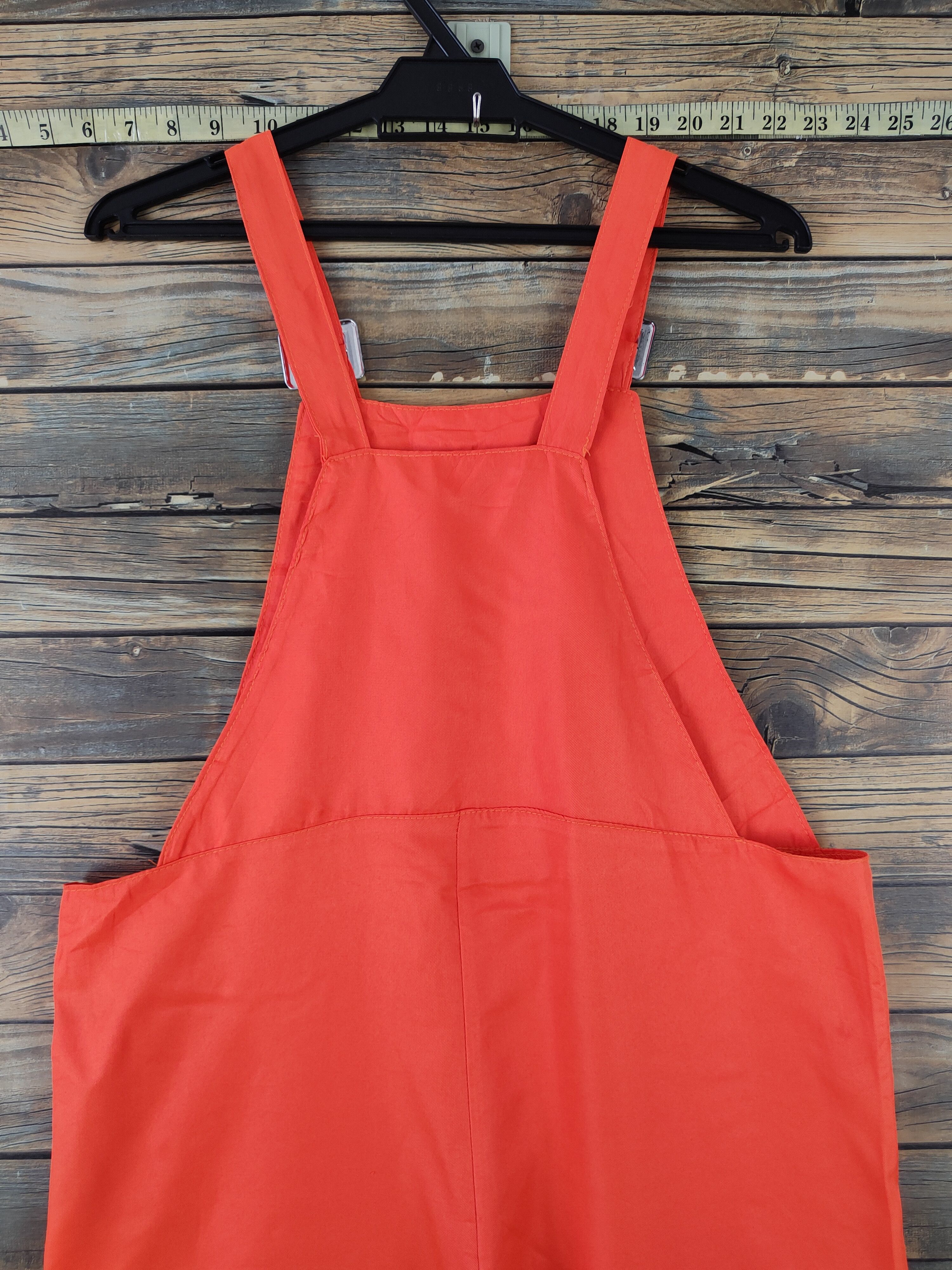 Japanese Brand × Vintage Vintage Japanese Brand Orange Adjustable Strap Jumpsuits Size 37" - 11 Thumbnail
