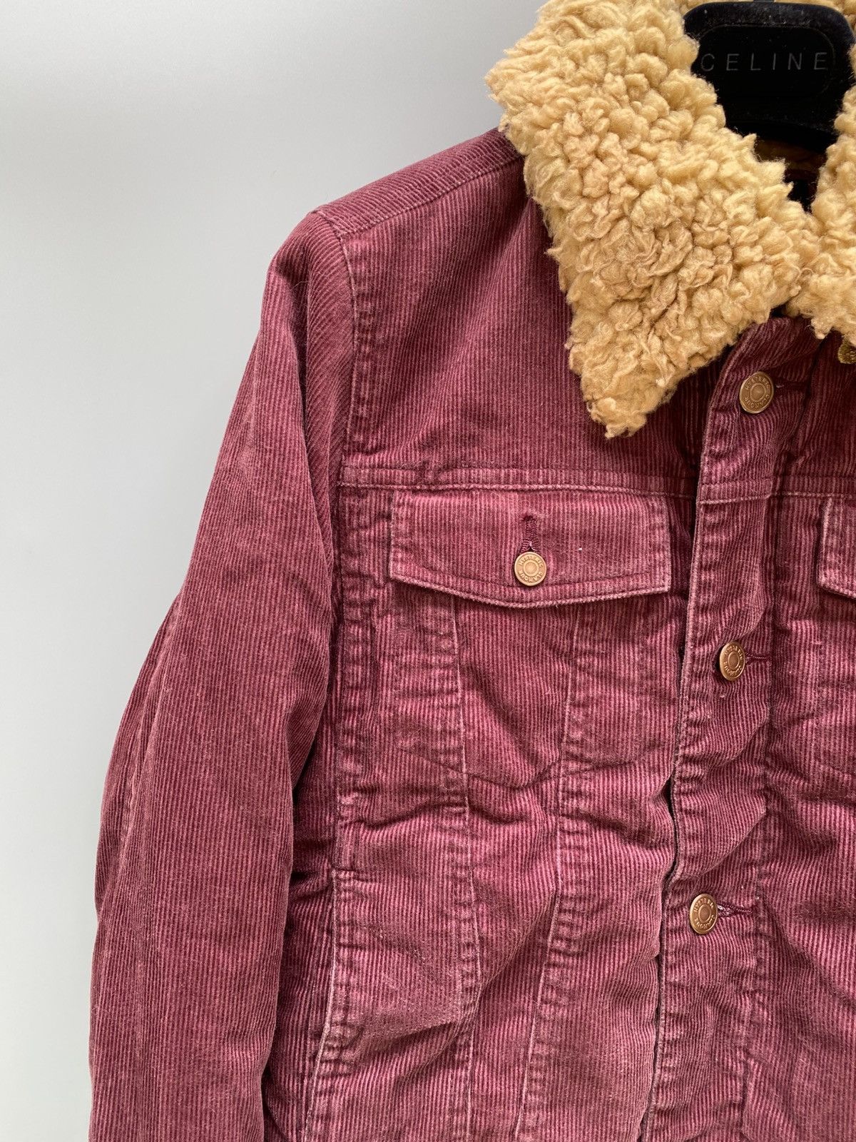 Hysteric Glamour 1980s Hysteric Glamour- Embroidered Corduroy Sherpa Jacket Size US XS / EU 42 / 0 - 9 Thumbnail