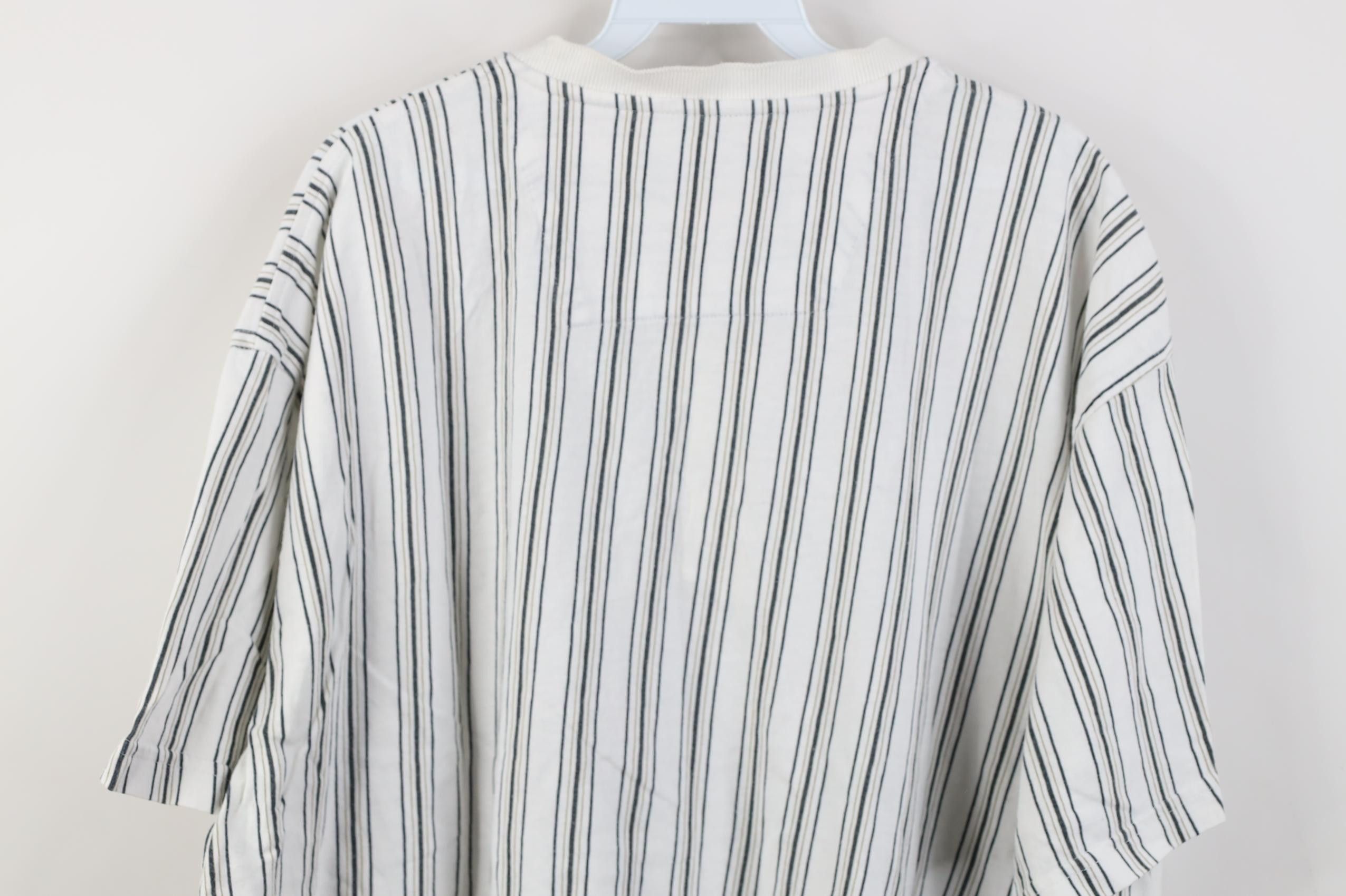 Vintage Vintage 90s Streetwear Block Short Sleeve Henley T-Shirt Size US XXL / EU 58 / 5 - 10 Thumbnail